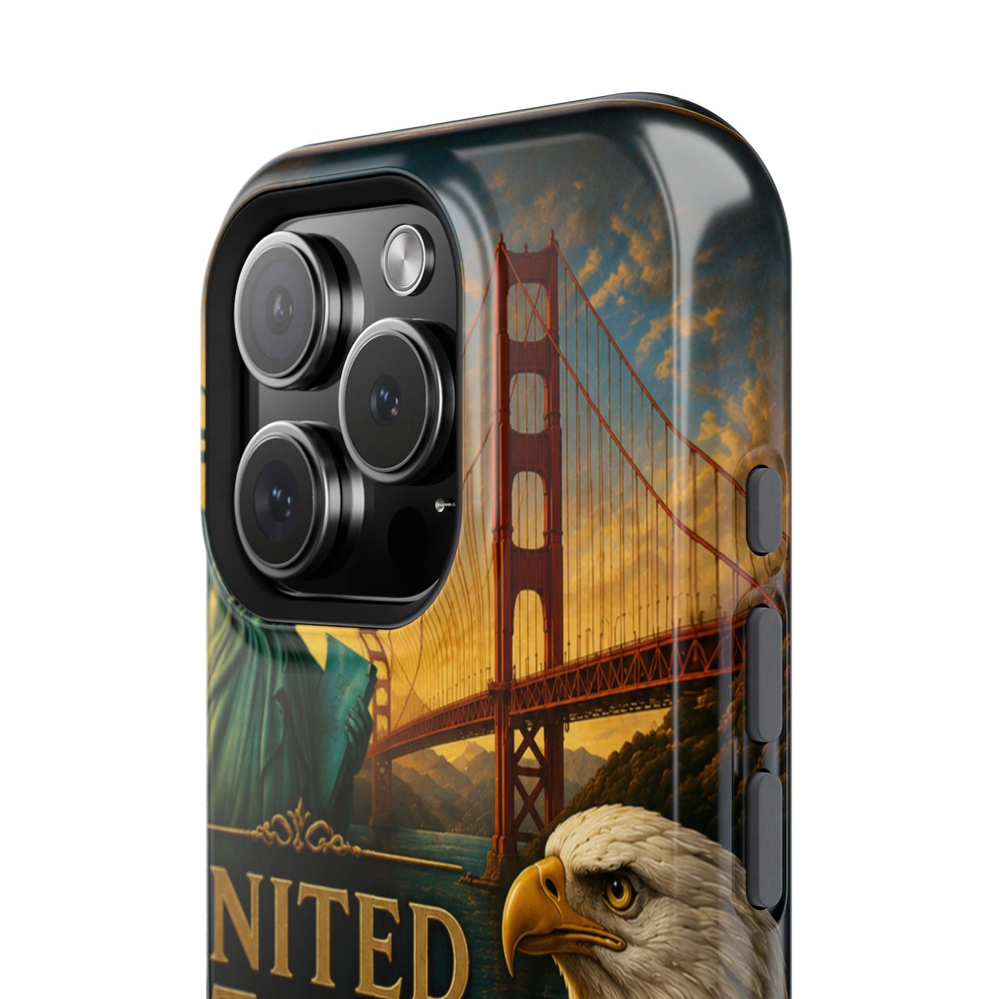 "Funda Magnética Reforzada Estados Unidos: Sueños, Libertad y Grandes Horizontes 🗽🏜️🌆"
