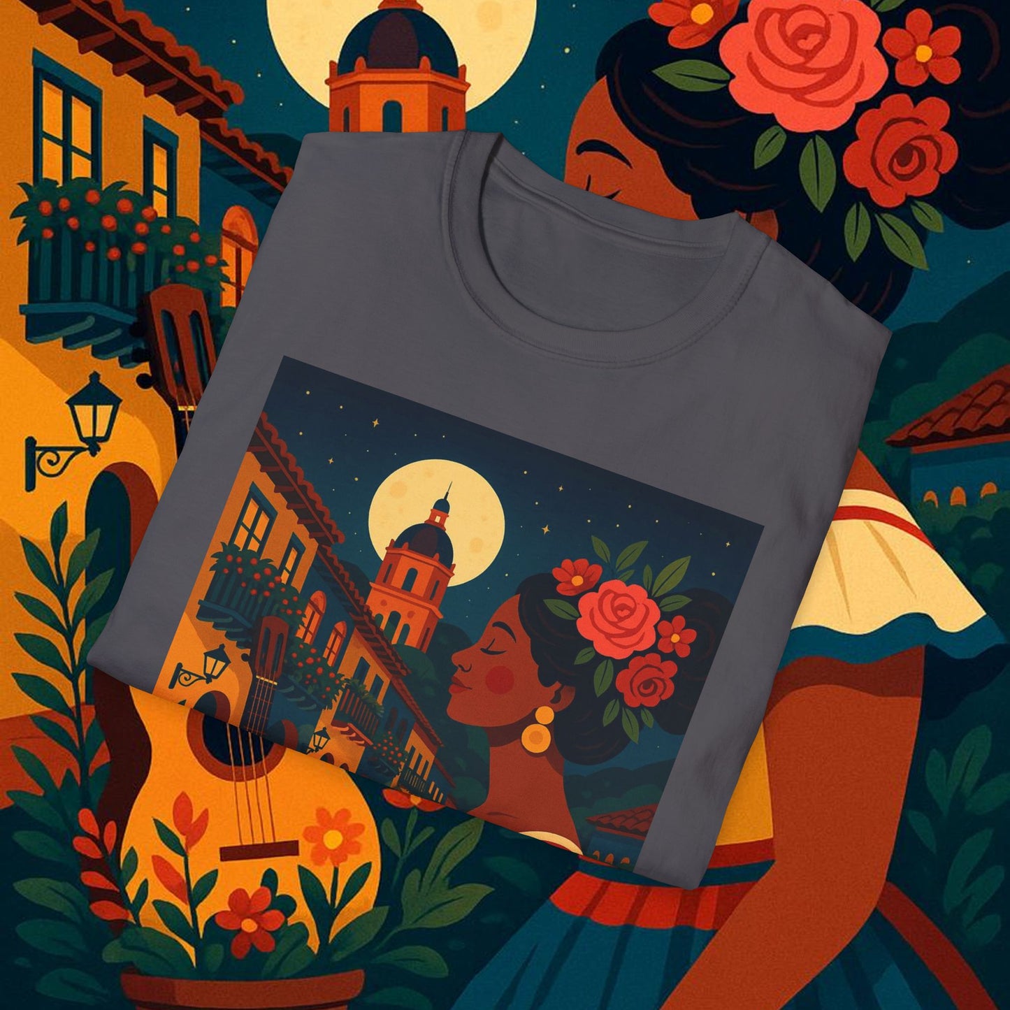 "Camiseta Colombia: Magia de Colores, Café y Tradición ☕🎨🌄"