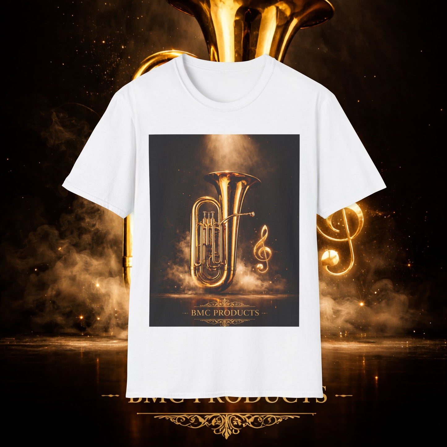 "Camiseta Tuba 🎺🔥 Cuando el alma suena, todo arde.”