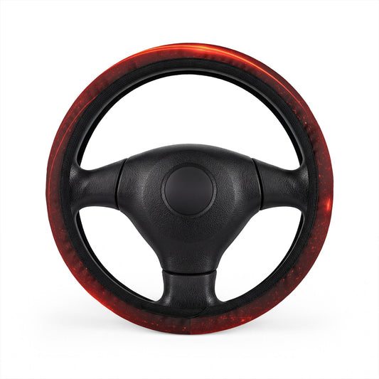 Funda para Volante Mármol Rojo 🔴 – Accesorio Antideslizante y Cómodo para Auto 🚗
