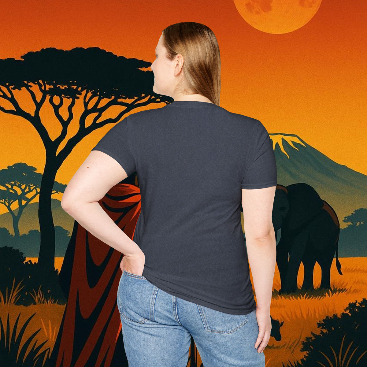 "Camiseta Kenia: Aventura Salvaje y Tierra de Horizontes Infinitos 🦁🌄🏕️"