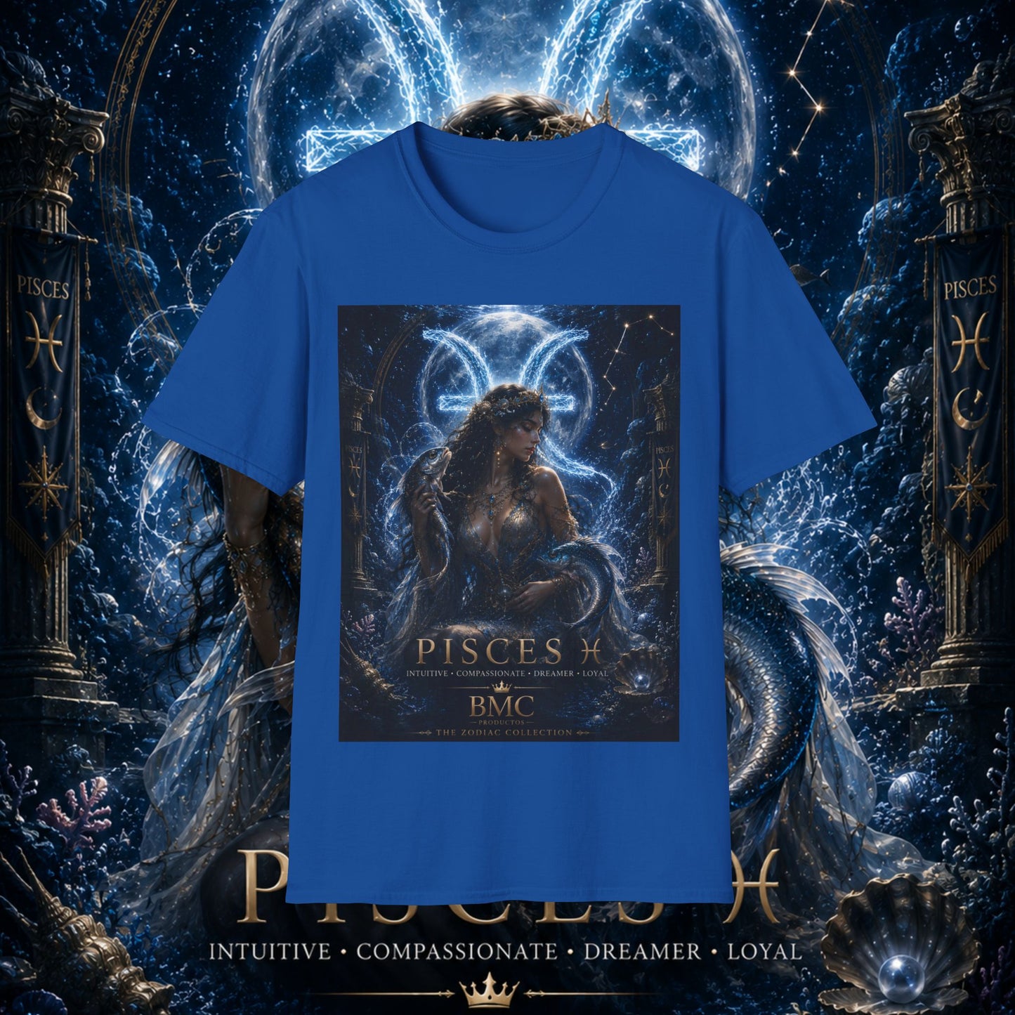 "Camiseta Piscis M — La Guardiana de las Profundidades"