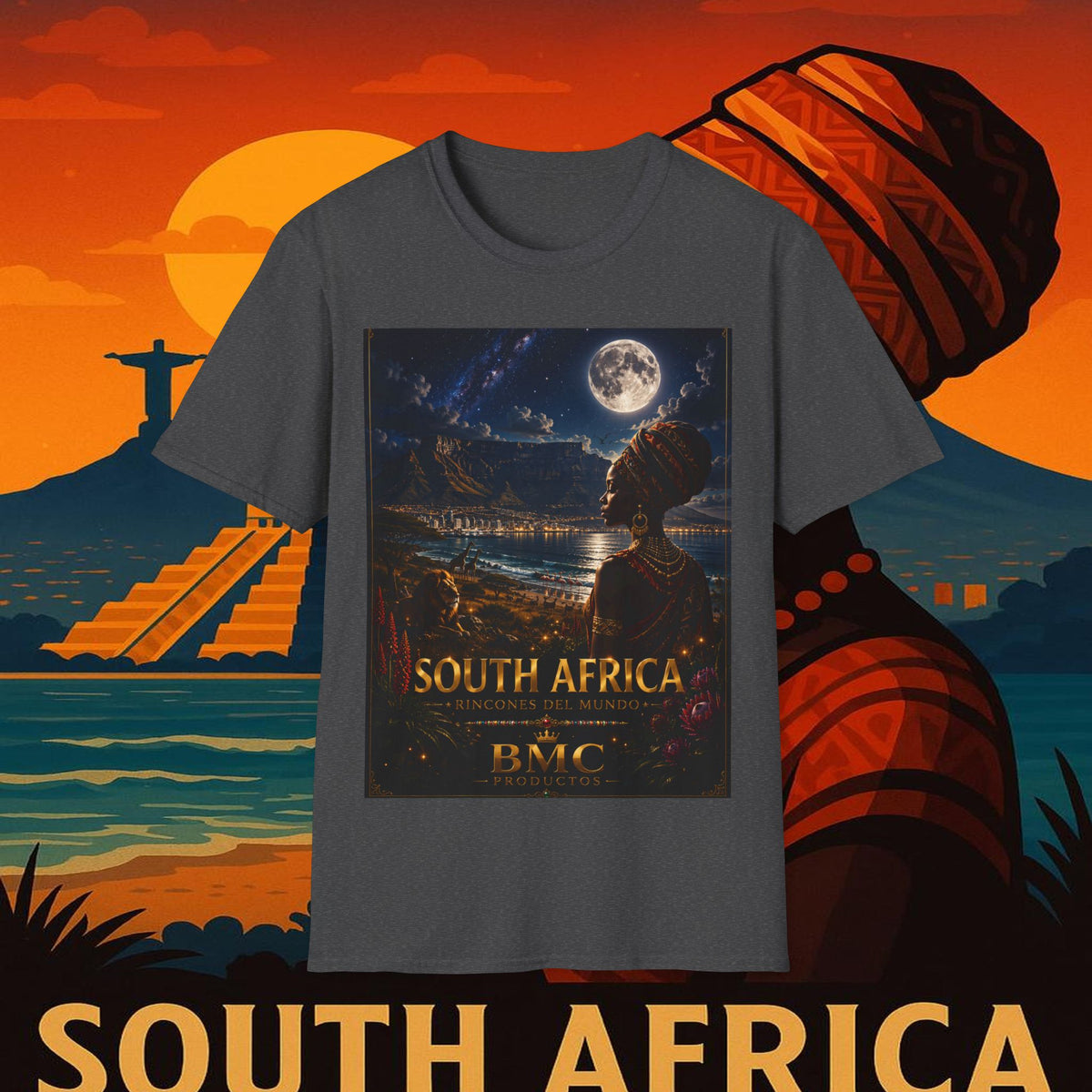 "Camiseta Sudáfrica 🌍 – Un mundo de aventuras y diversidad"
