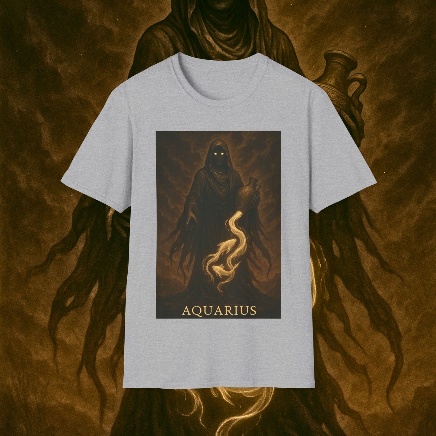 "Camiseta ♒ ACUARIO – El Visionario del Cielo y el Agua"