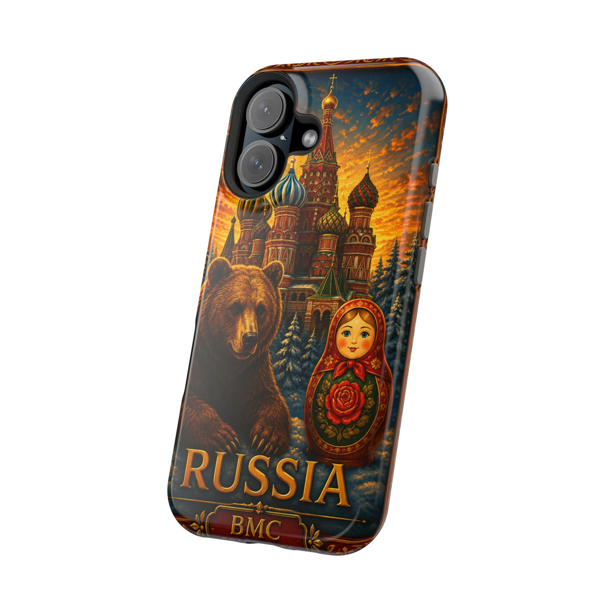 "Reinforced Magnetic Case Russia❄️ – Land of history, mystery, and grandeur"