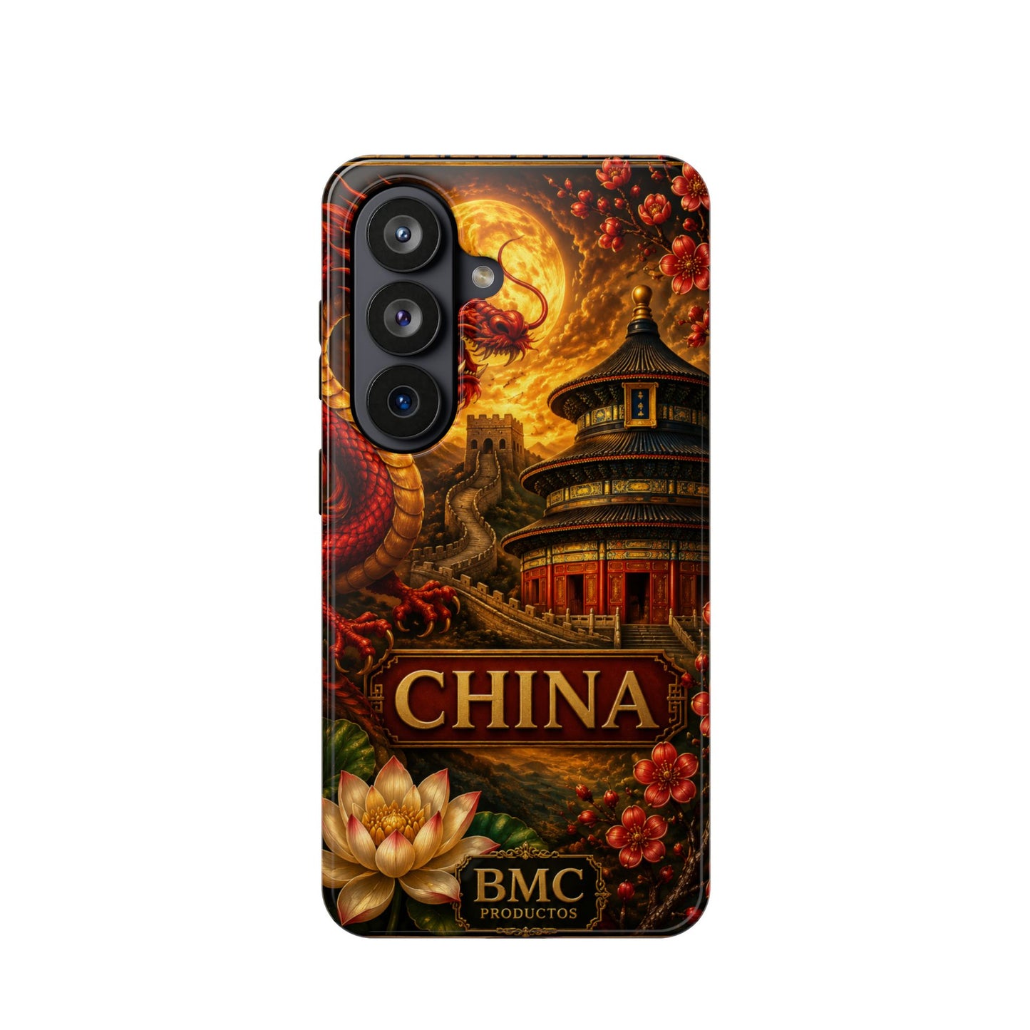 "Funda Magnética Reforzada Magnética Reforzada China – Dragones, murallas y leyendas eternas"