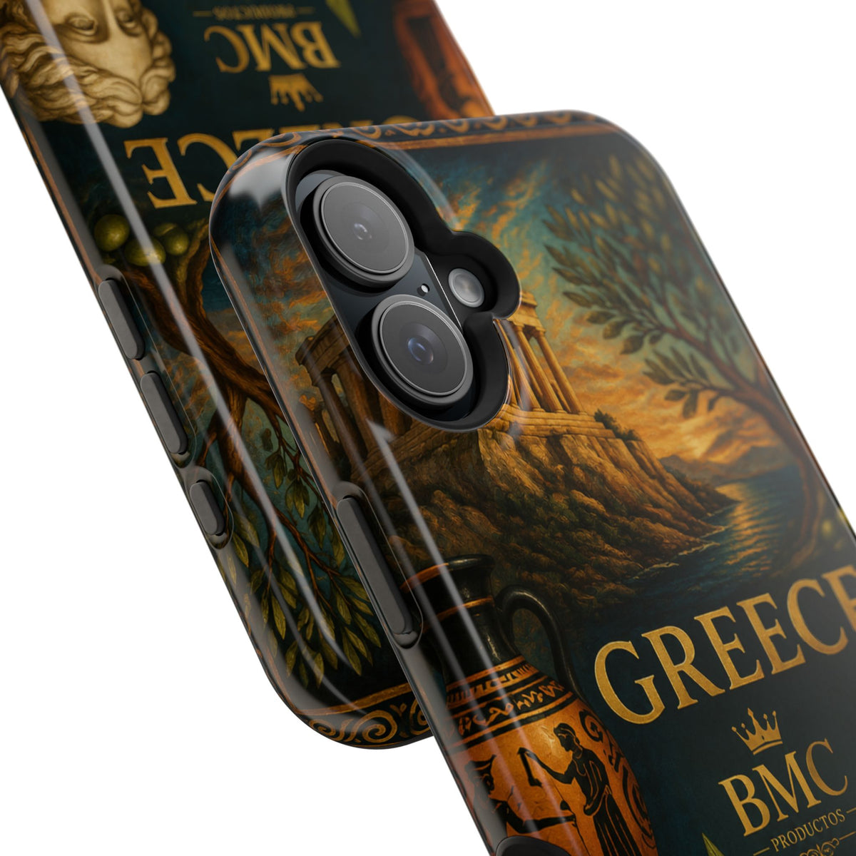 "Funda Magnética Reforzada Magnética Reforzada Grecia: Cuna de Dioses, Maravillas y Filosofía 🌊🏛️⚡"