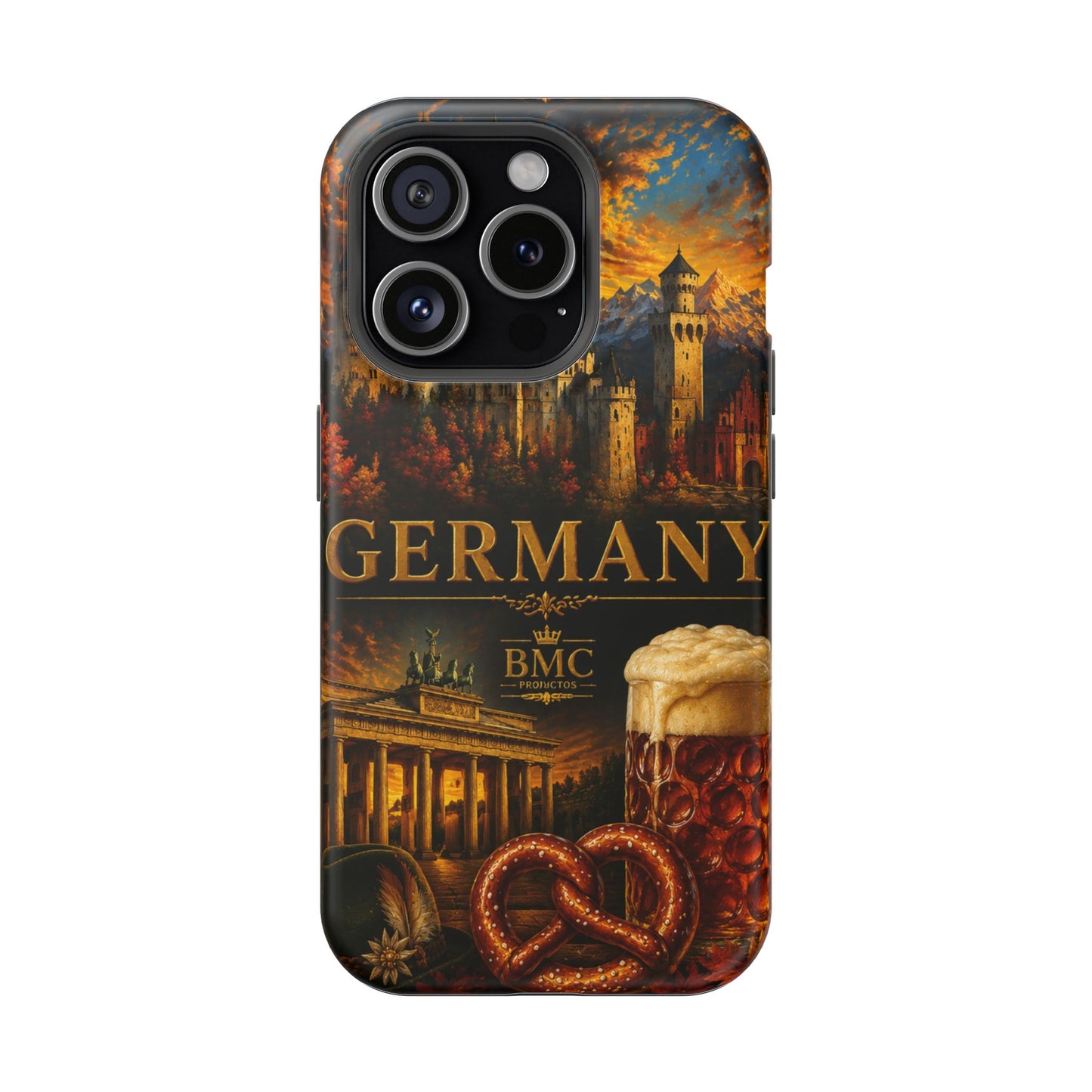 "Funda Magnética Reforzada Alemania: Fortaleza, Historia y Tradición 🎖️🏰🍺"