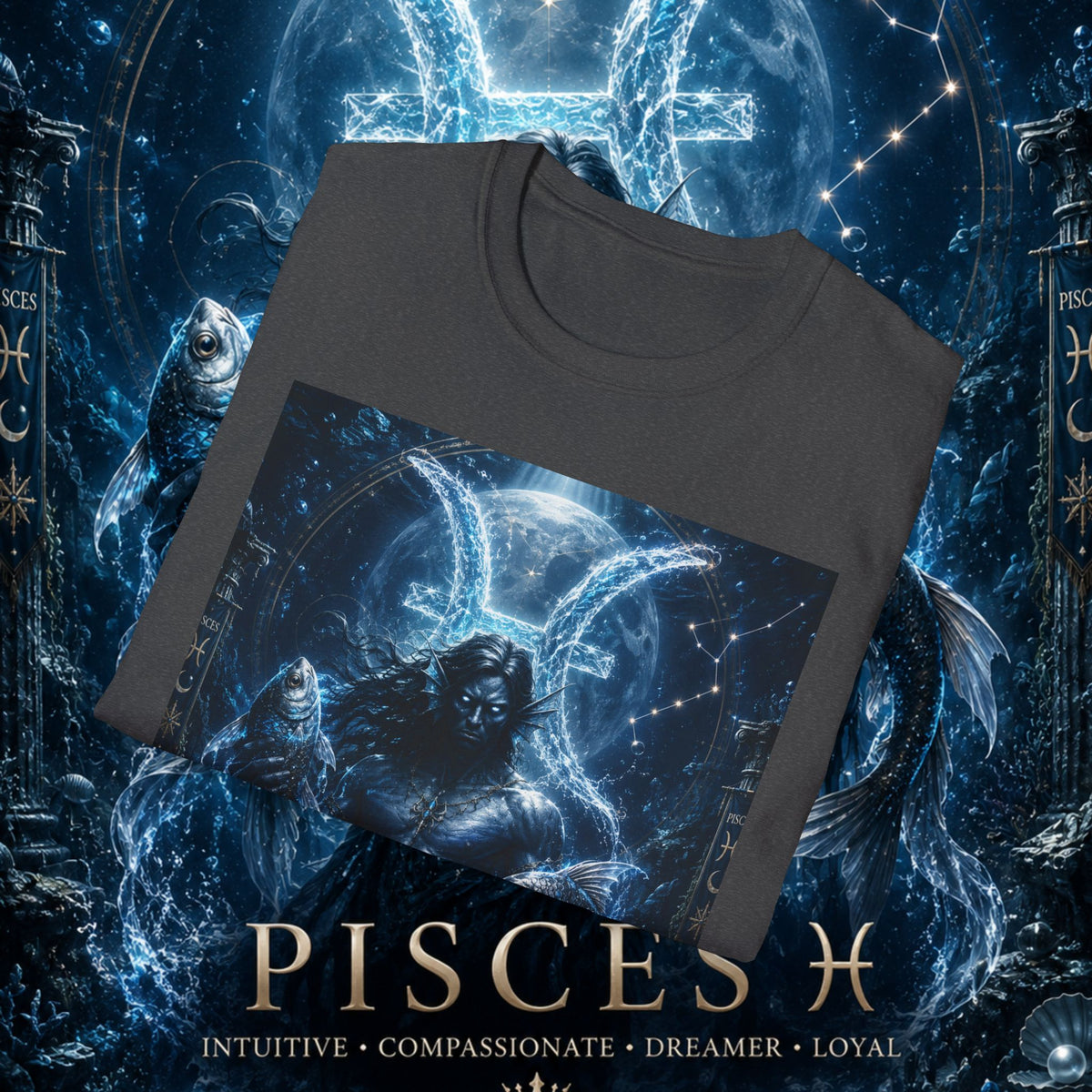 "Camiseta Piscis — El Guardián de las Profundidades"
