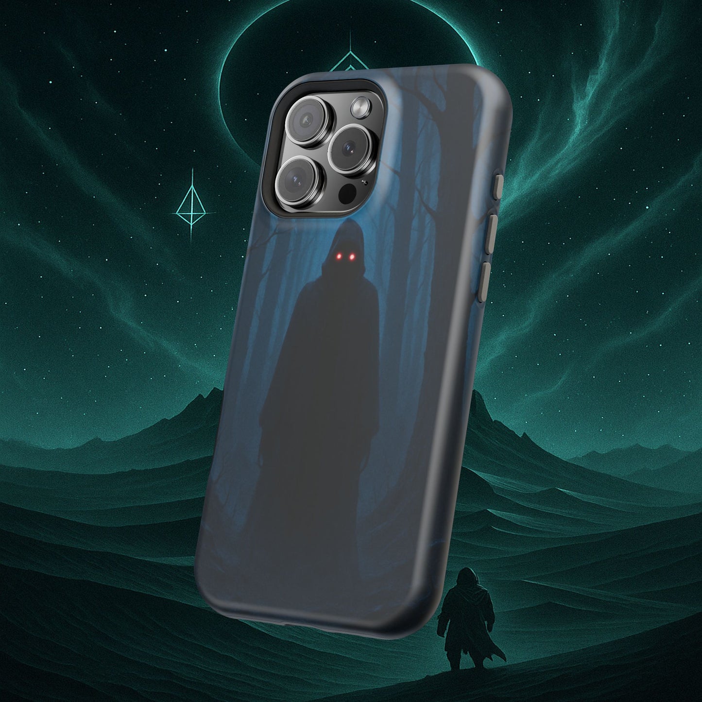 "Funda Magnética Reforzada🖤 El Vigía del Bosque Oscuro"