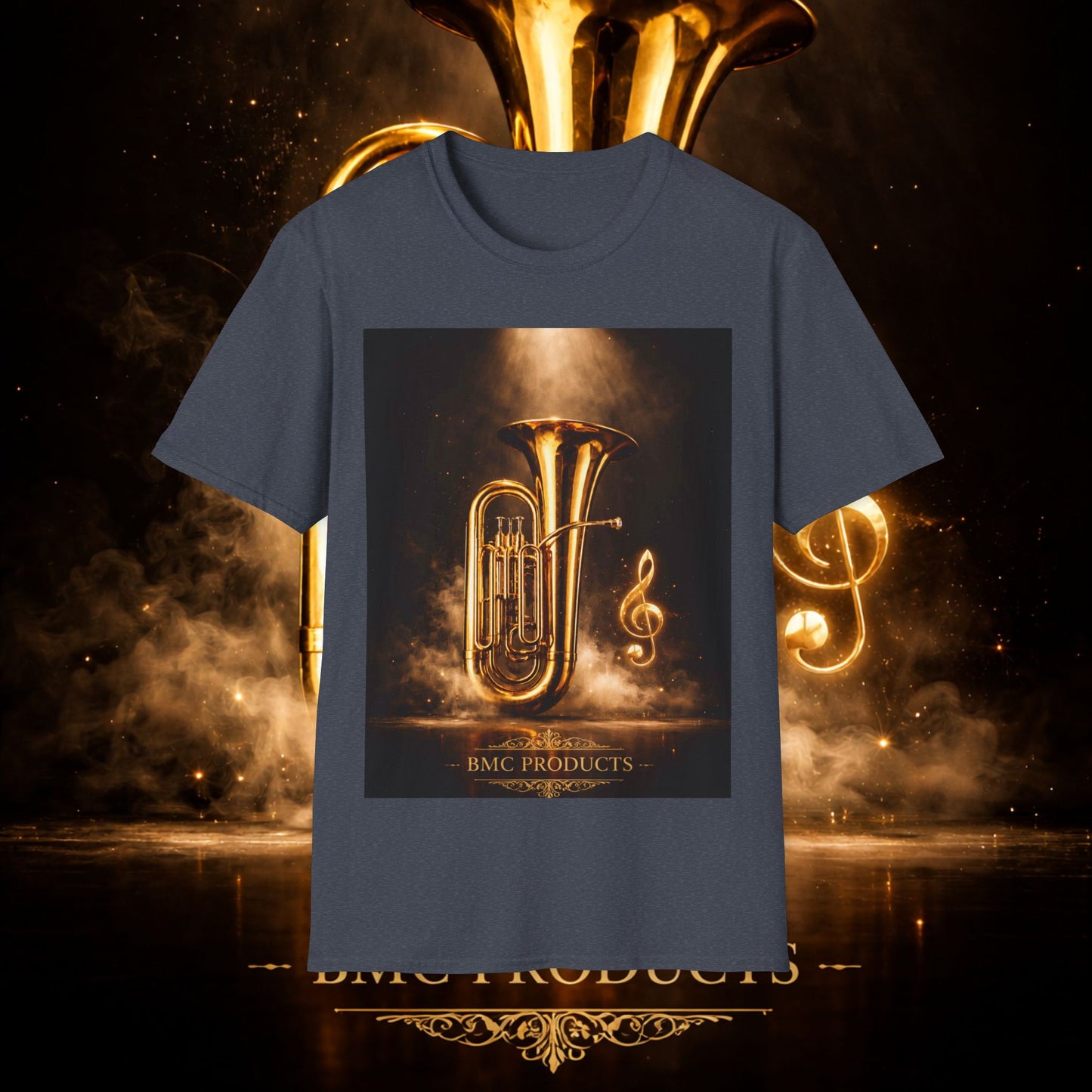 "Camiseta Tuba 🎺🔥 Cuando el alma suena, todo arde.”