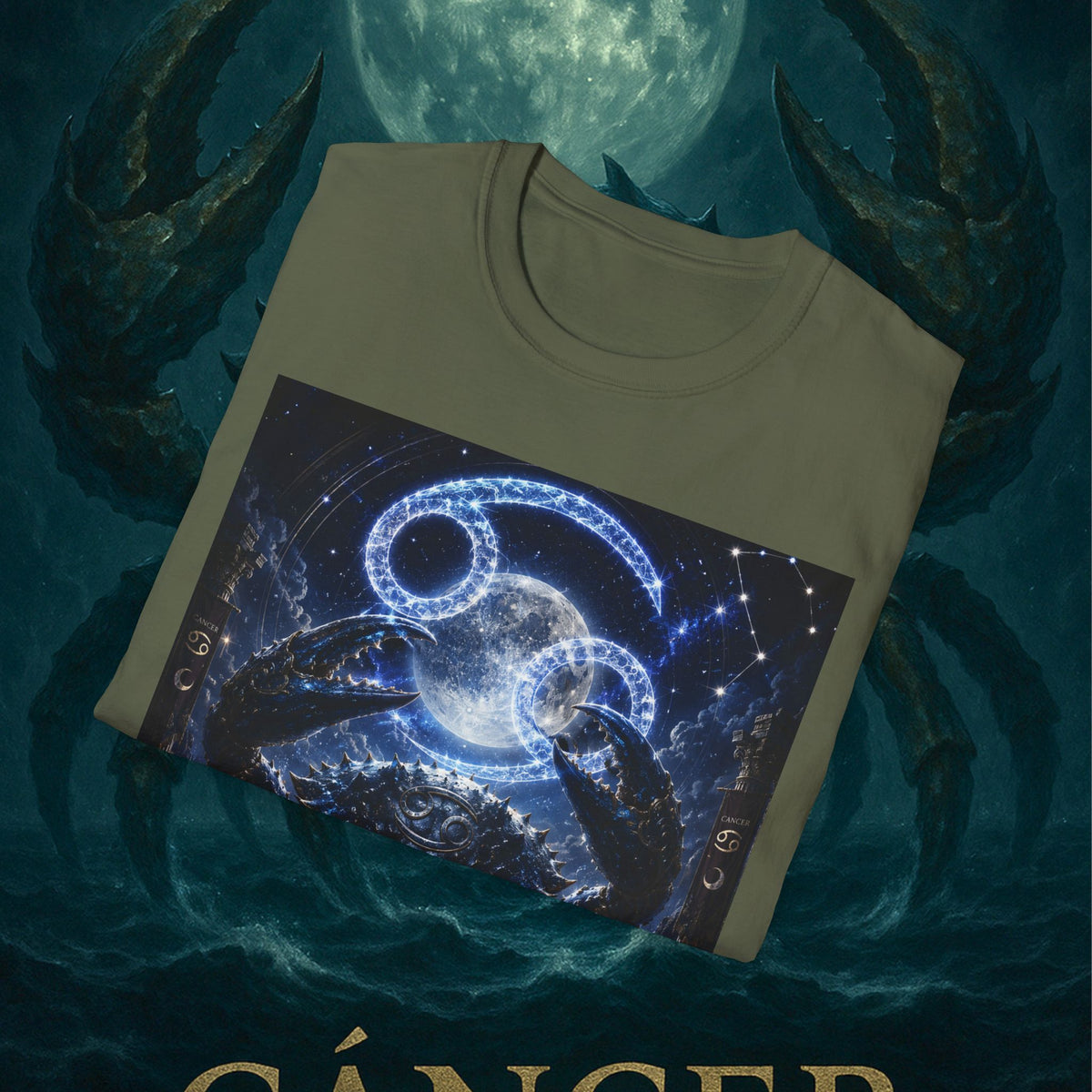 "Camiseta ♋ Cáncer — Guardián de las profundidades"
