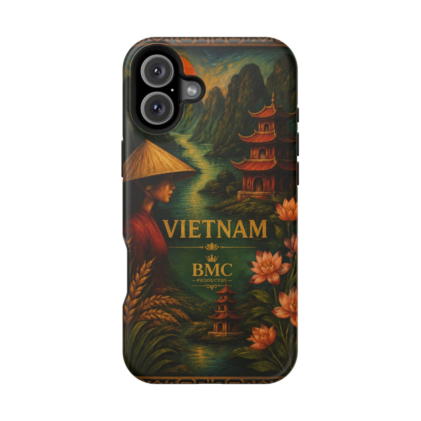 "Funda Magnética Reforzada Magnética Reforzada  Vietnam: Tradición, Naturaleza y Leyendas Ancestrales 🎋🏯🐉"
