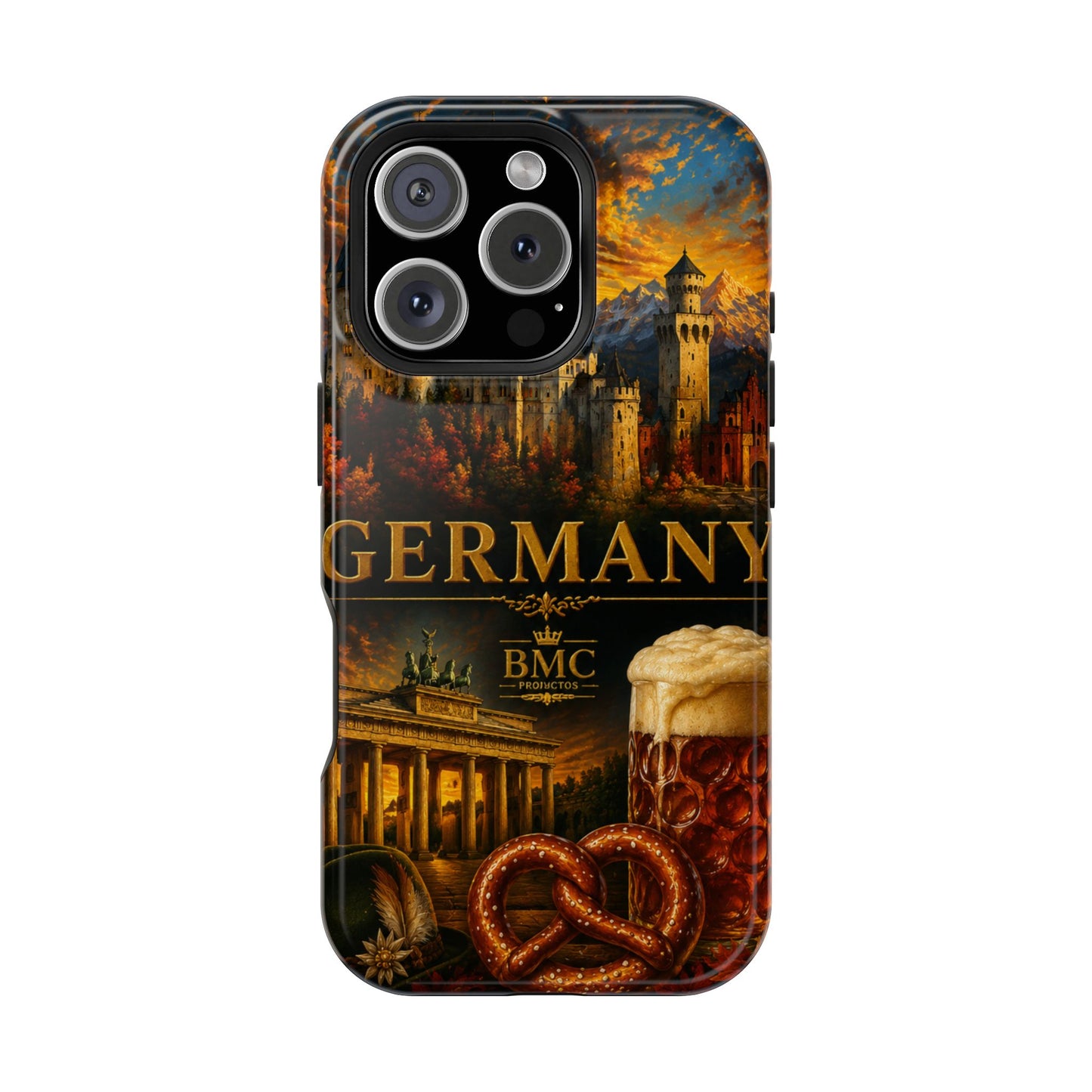 "Funda Magnética Reforzada Alemania: Fortaleza, Historia y Tradición 🎖️🏰🍺"