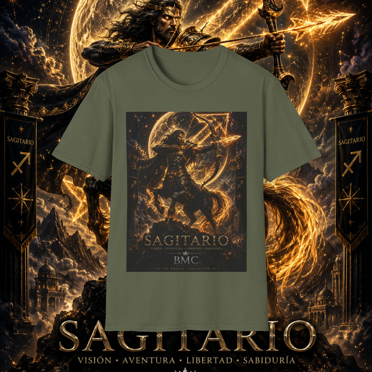 "Camiseta Sagitario – El Cazador del Horizonte"