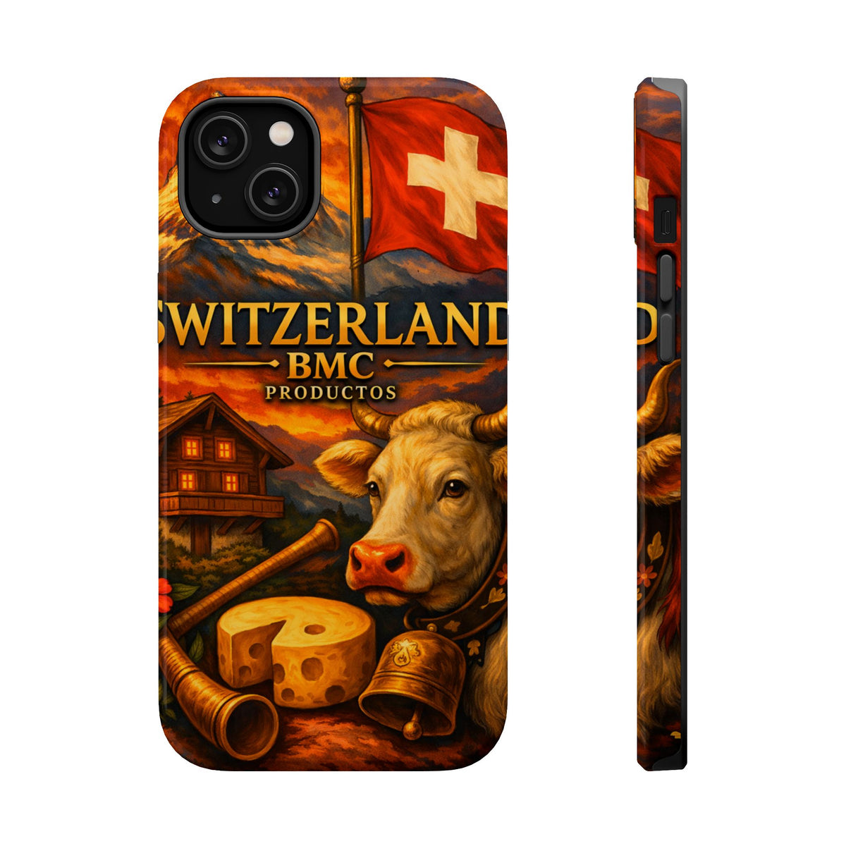 "Funda Magnética Reforzada Magnética Reforzada suiza❄️ – Tierra de montañas majestuosas y precisión legendaria"