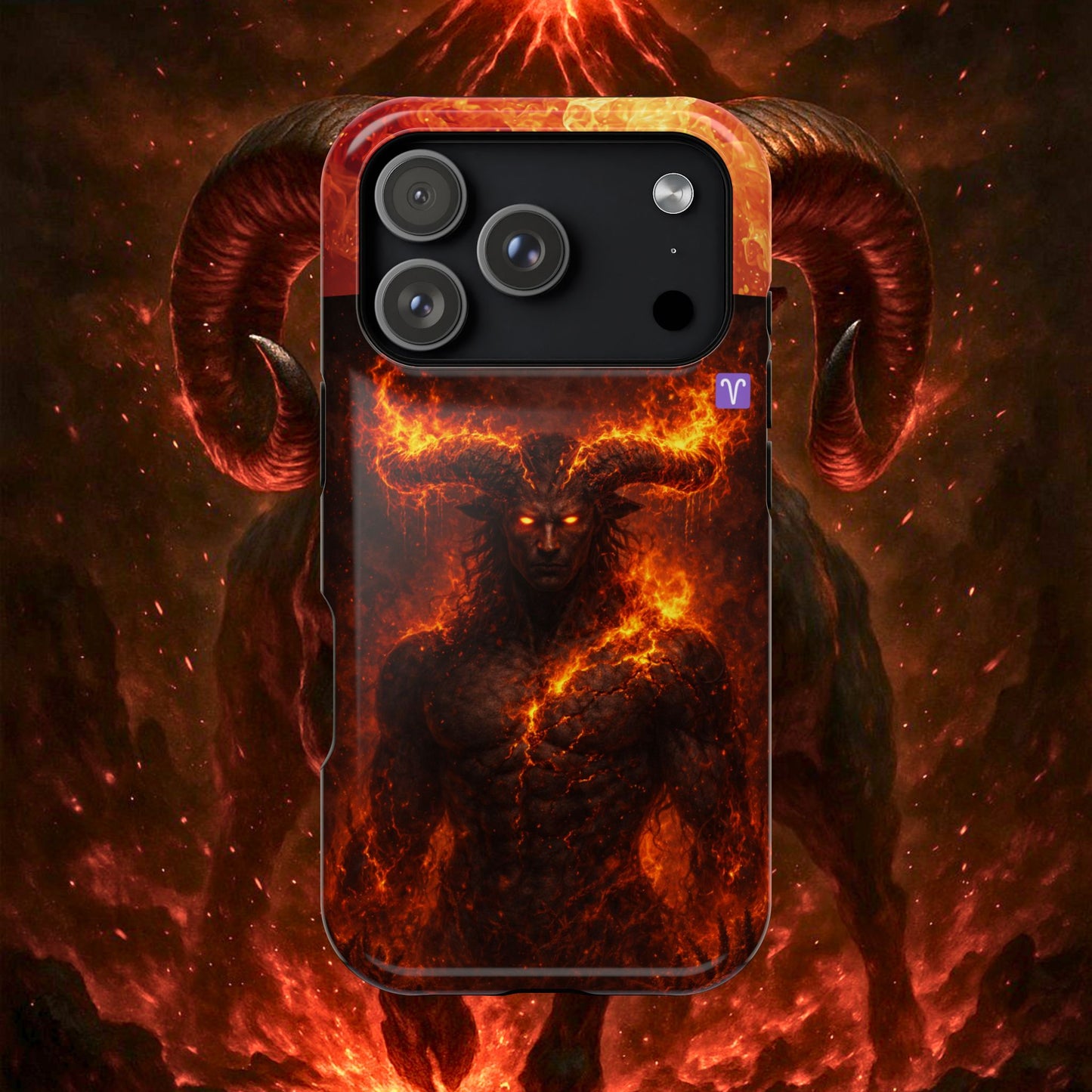"Funda Magnética Reforzada ♈ Aries — Espíritu de fuego"