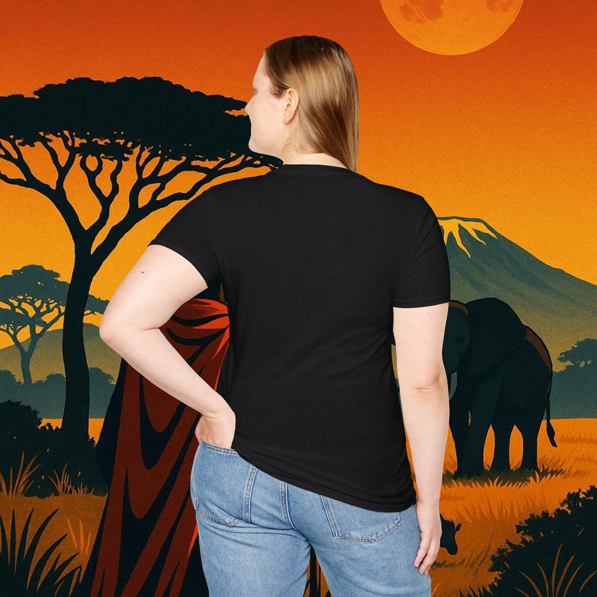 "Camiseta Kenia: Aventura Salvaje y Tierra de Horizontes Infinitos 🦁🌄🏕️"