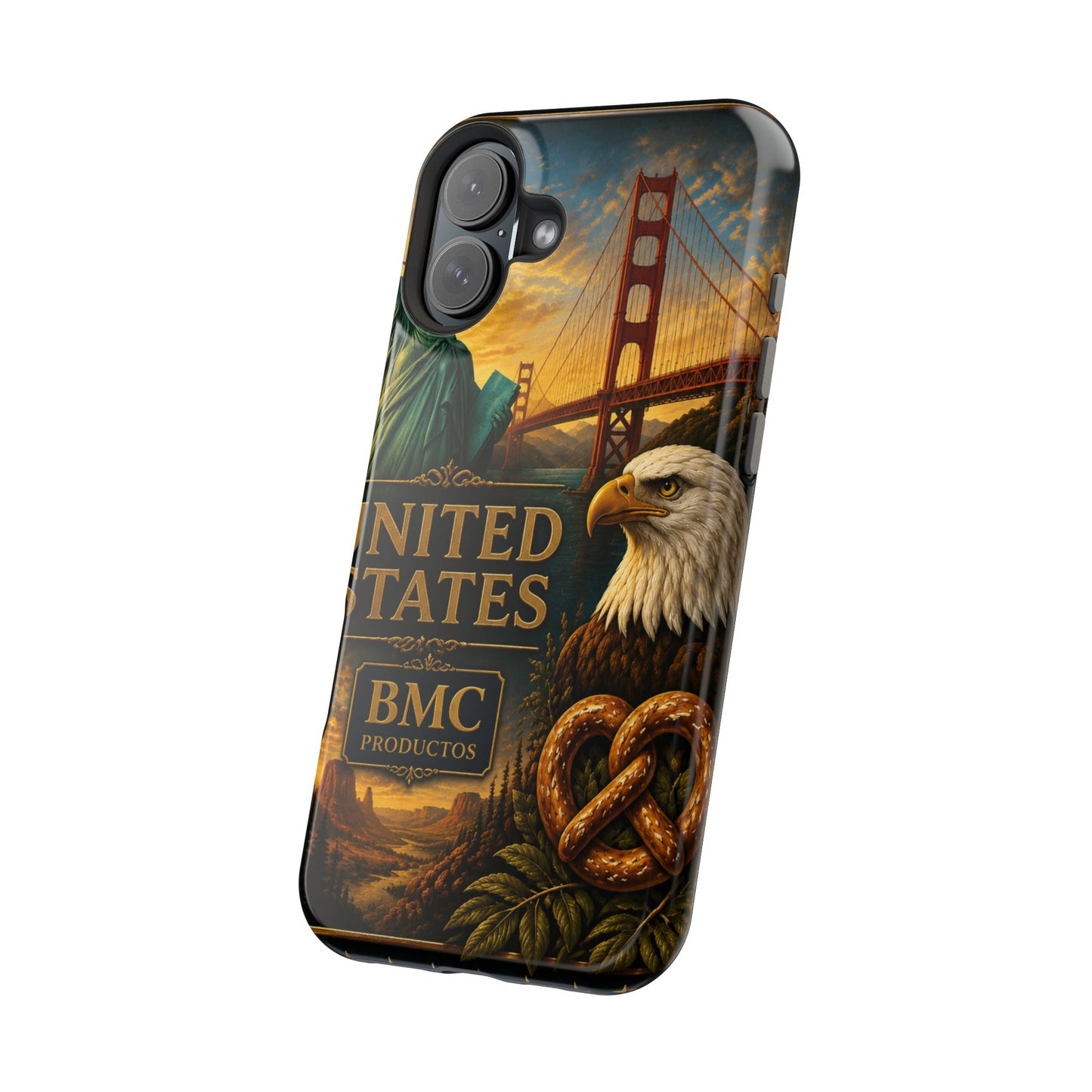 "Funda Magnética Reforzada Estados Unidos: Sueños, Libertad y Grandes Horizontes 🗽🏜️🌆"