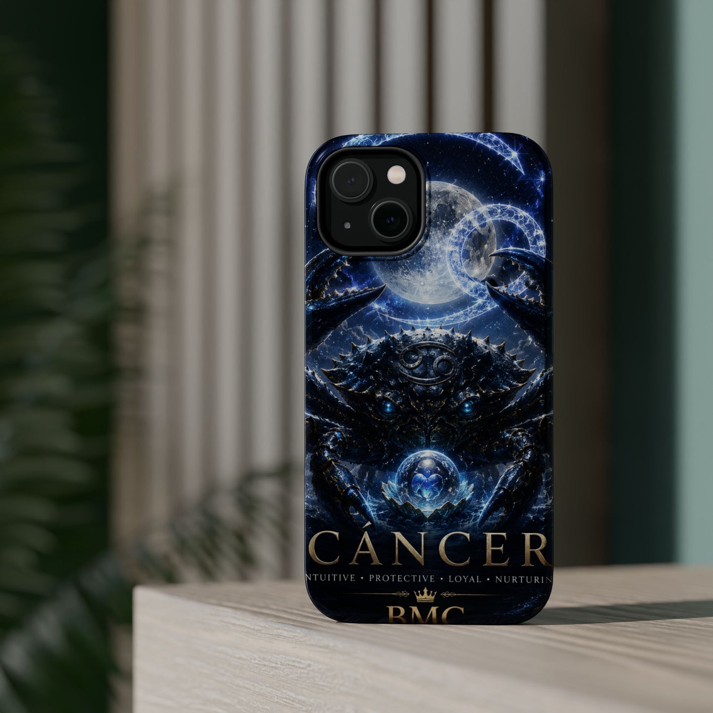 "Funda Magnética Reforzada ♋ Cáncer — Guardián de las profundidades""