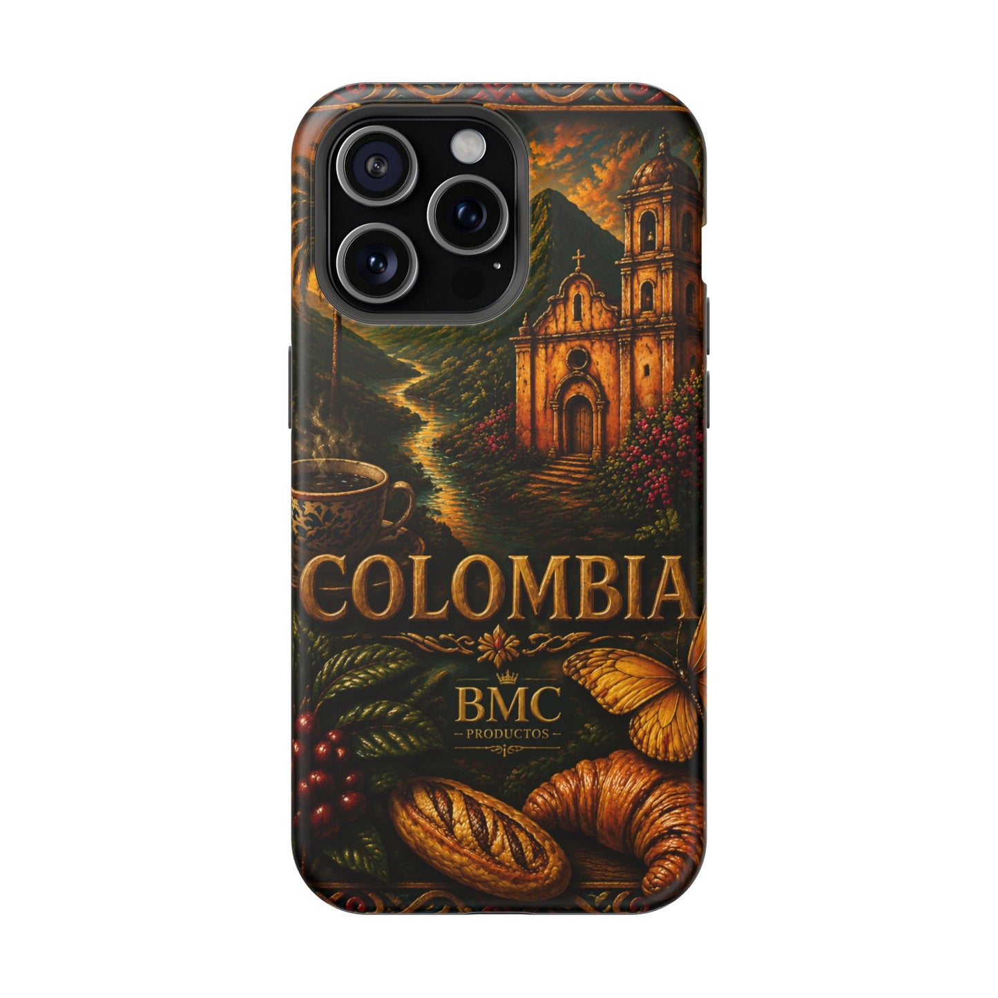 "Funda Magnética Reforzada Colombia: Magia de Colores, Café y Tradición ☕🎨🌄"
