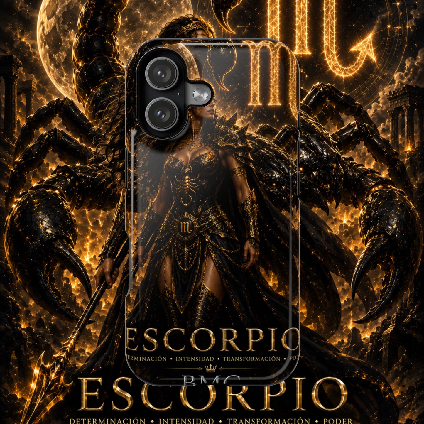"Funda Magnética Reforzada ESCORPIO M –La Vigilante de las Sombras"