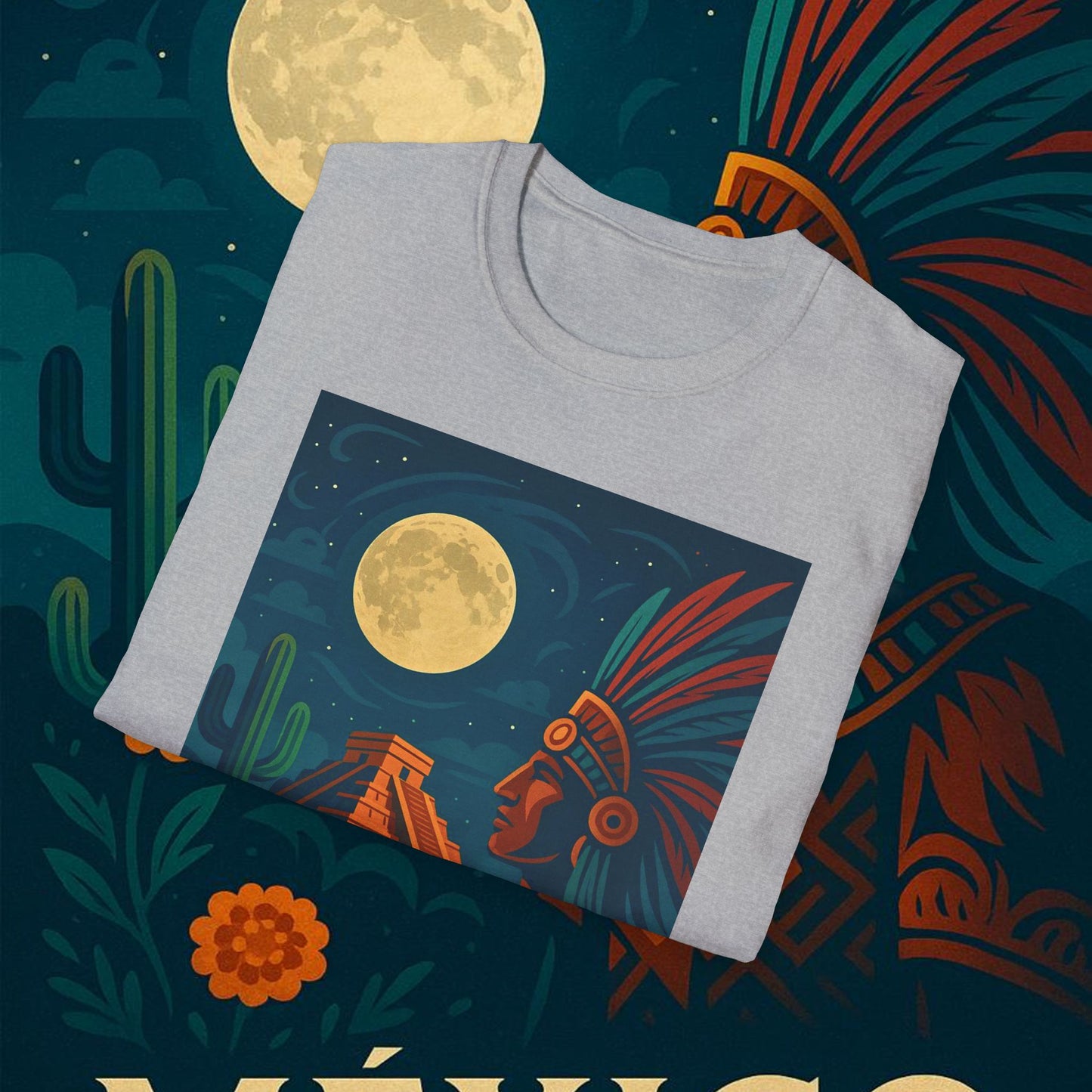 "Camiseta México: Tierra de Colores, Cultura y Corazón 🌵🎉🪅"