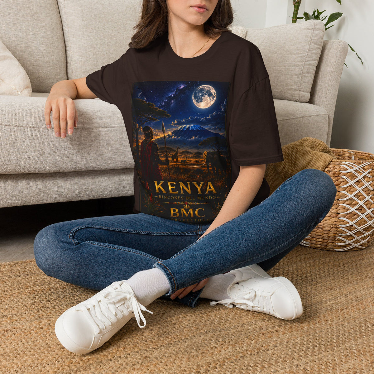 "Camiseta Kenia: Aventura Salvaje y Tierra de Horizontes Infinitos 🦁🌄🏕️"