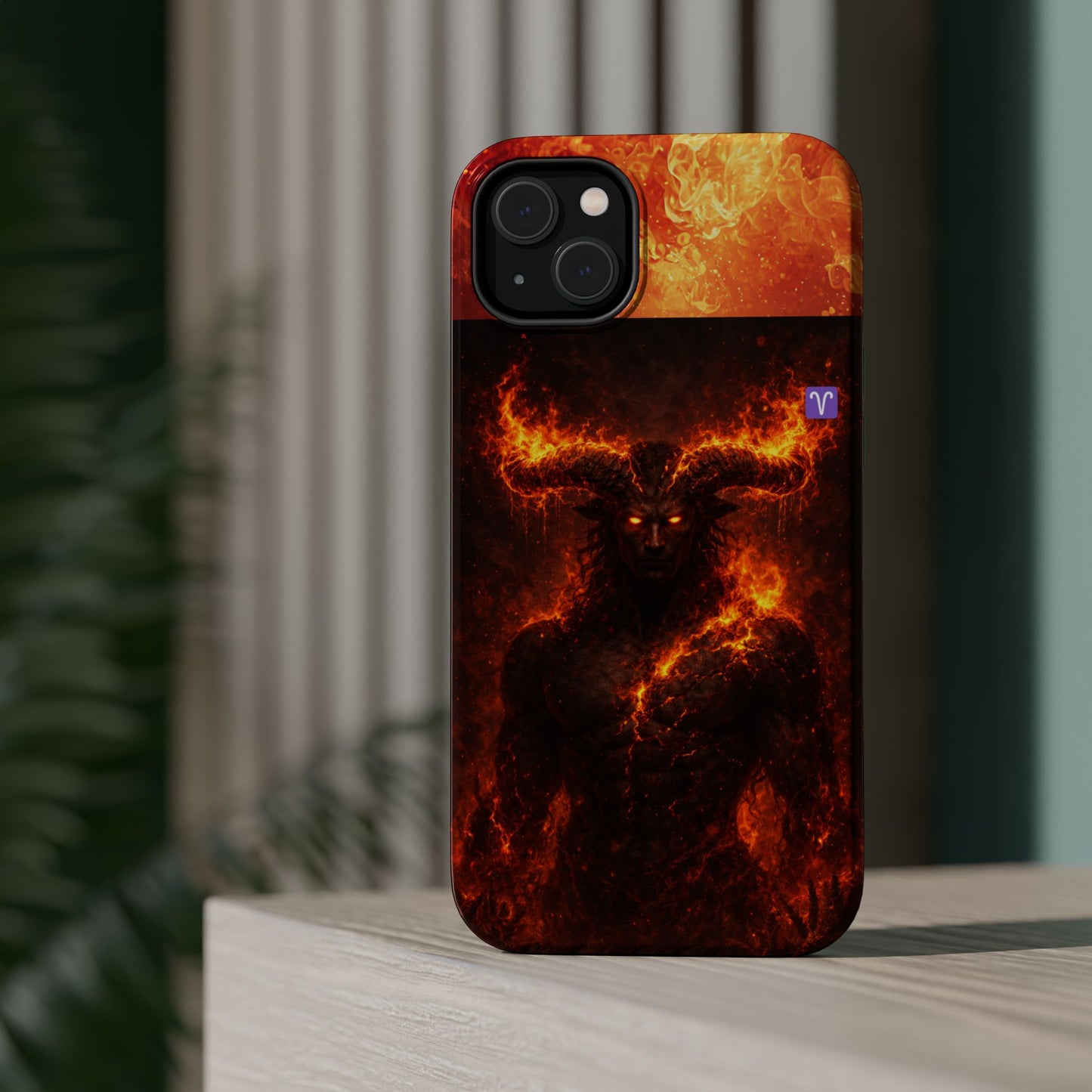 "Funda Magnética Reforzada ♈ Aries — Espíritu de fuego"