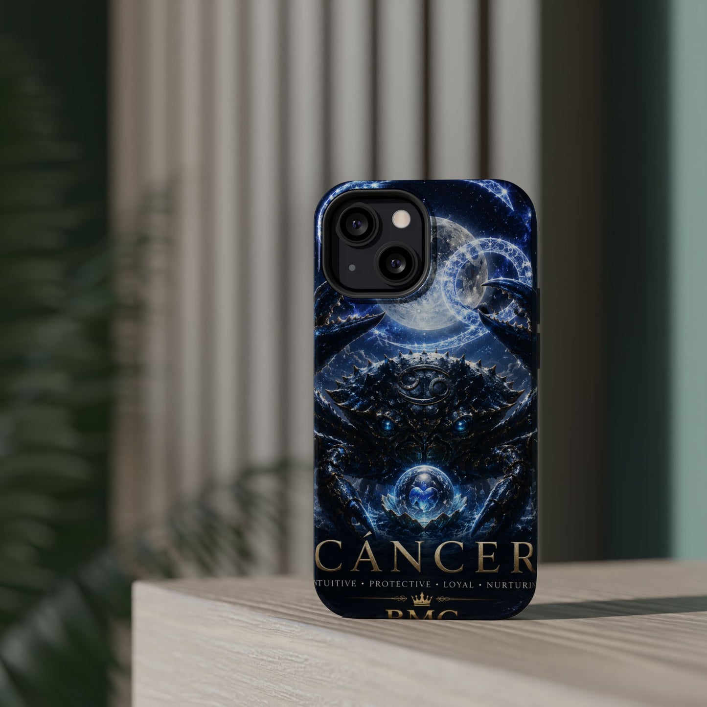 "Funda Magnética Reforzada ♋ Cáncer — Guardián de las profundidades""