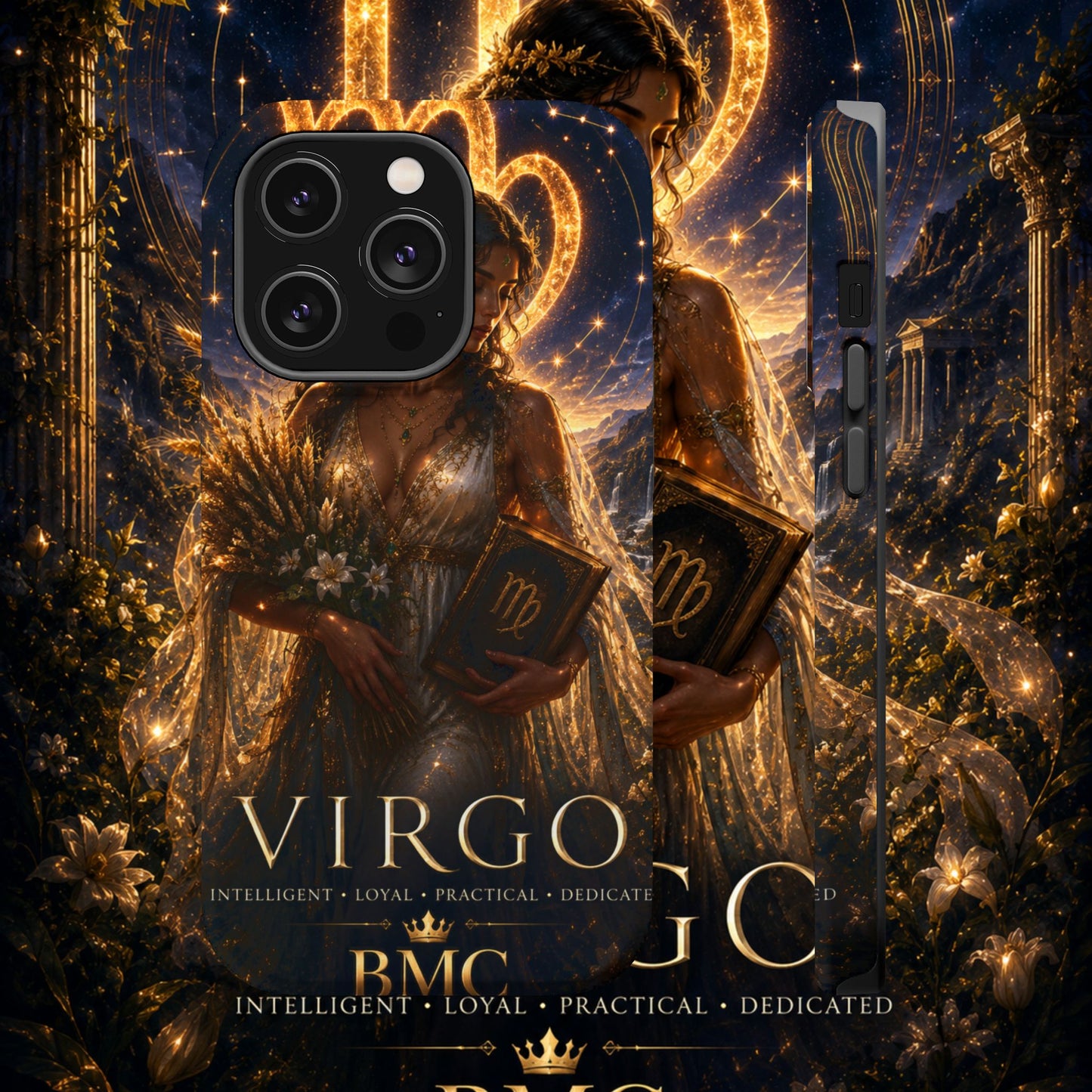 "Funda Magnética Reforzada ♍ Virgo-La Guardiana del Conocimiento"