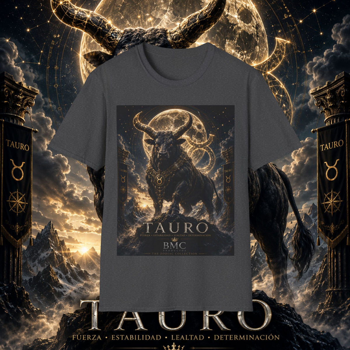 "Camiseta ♉ Tauro — Fuerza silenciosa de la tierra"