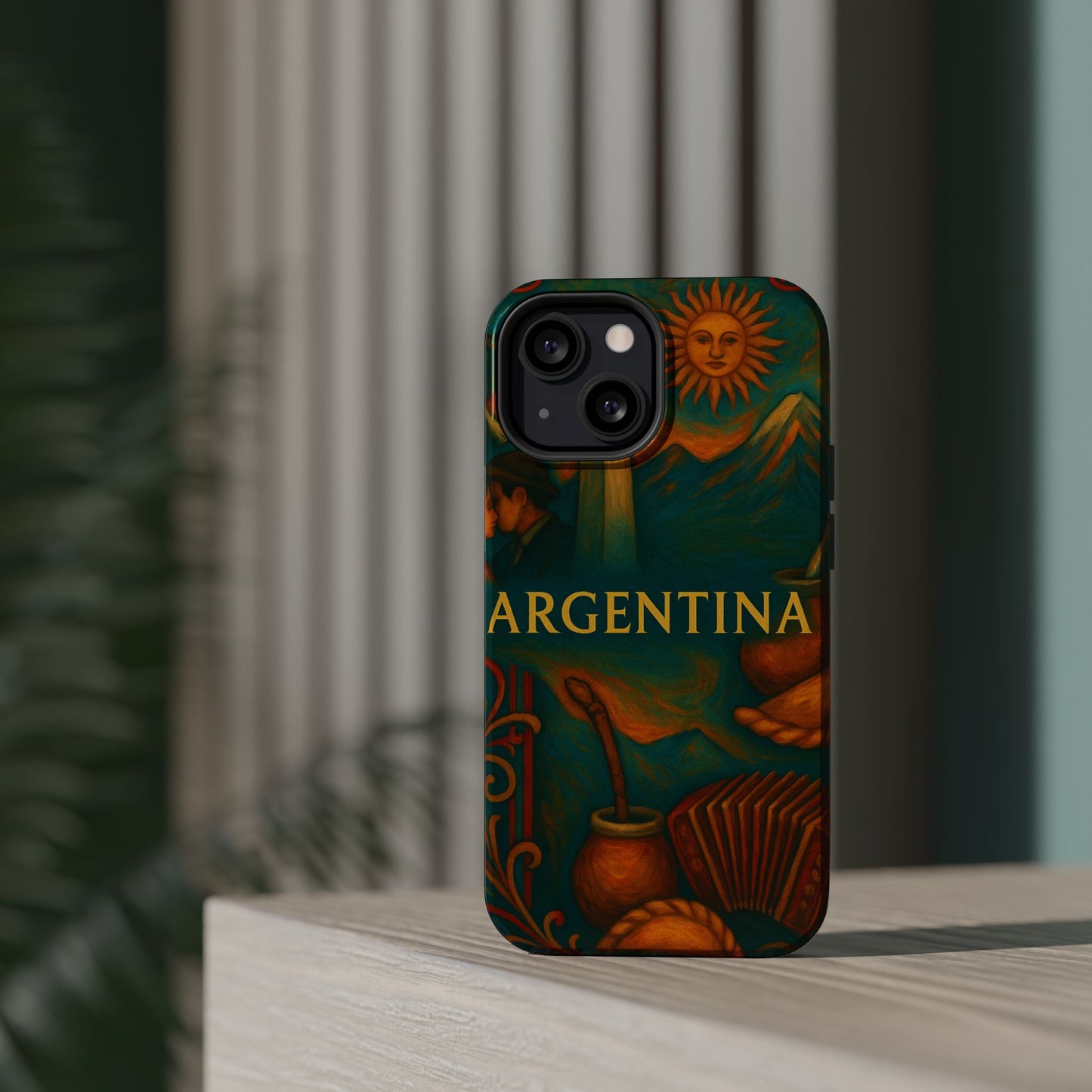 "Funda Magnética Reforzada Argentina: Pasión, Tradición y Tierra de Sueños🔥🏞️"