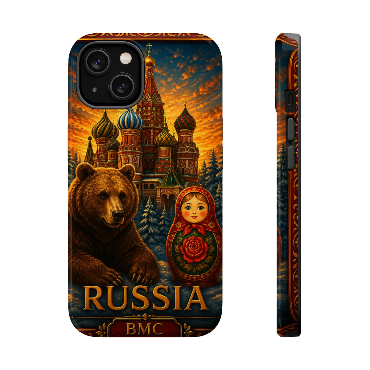 "Reinforced Magnetic Case Russia❄️ – Land of history, mystery, and grandeur"