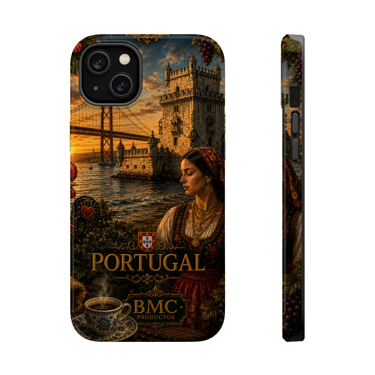 "Reinforced Magnetic Case Portugal: Atlantic Charm, Fados and Azulejos 🌊🎶🧿"