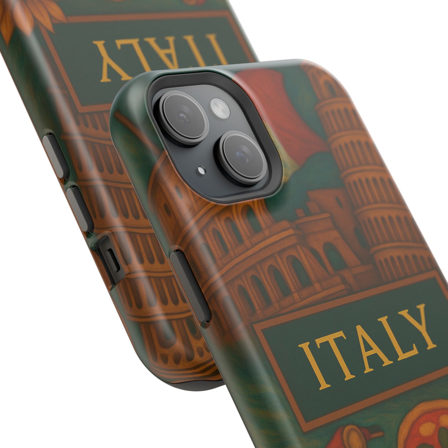 "Funda Magnética Reforzada Magnética Reforzada Italia: Arte, Pasión y Sabores Eternos 🎨🍝🏛️"