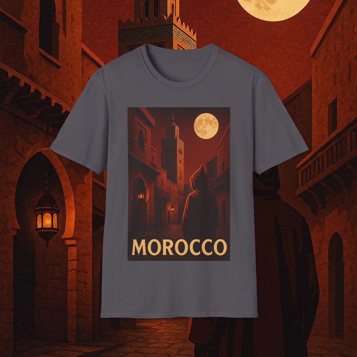 "Camiseta  Marruecos: Magia del Desierto y Ciudades de Mil Colores 🐪🏜️🕌"