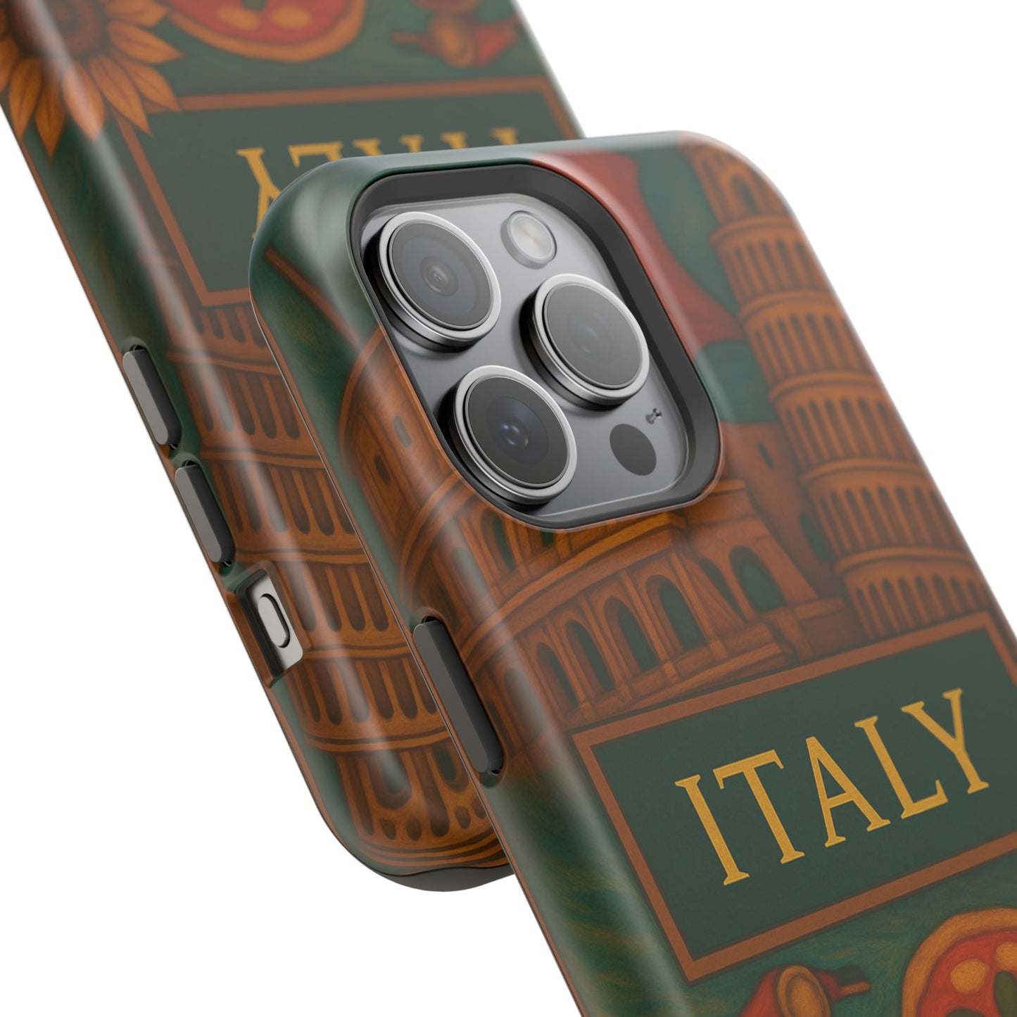 "Funda Magnética Reforzada Magnética Reforzada Italia: Arte, Pasión y Sabores Eternos 🎨🍝🏛️"