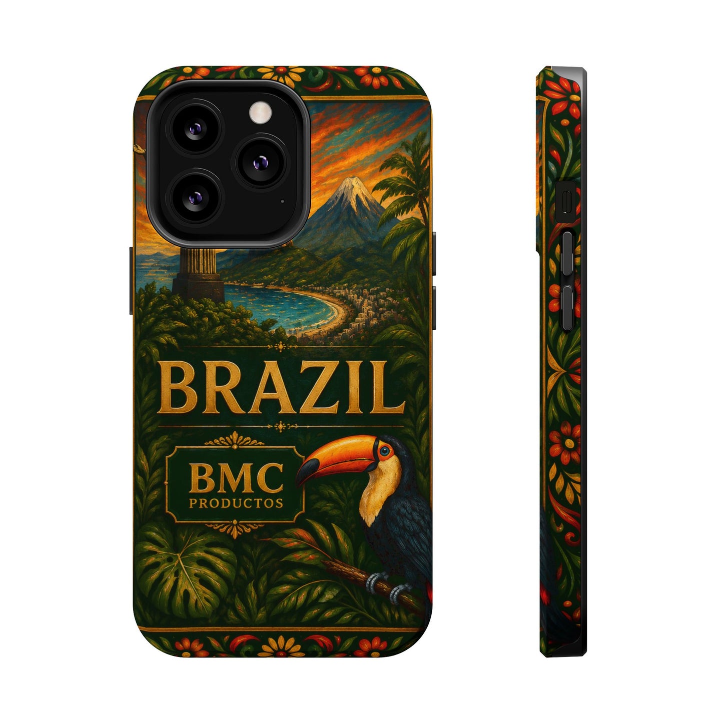 "Funda Magnética Reforzada Magnética Reforzada Brasil: Ritmo, Naturaleza y Alegría Infinita 🎶🌴🏖️"