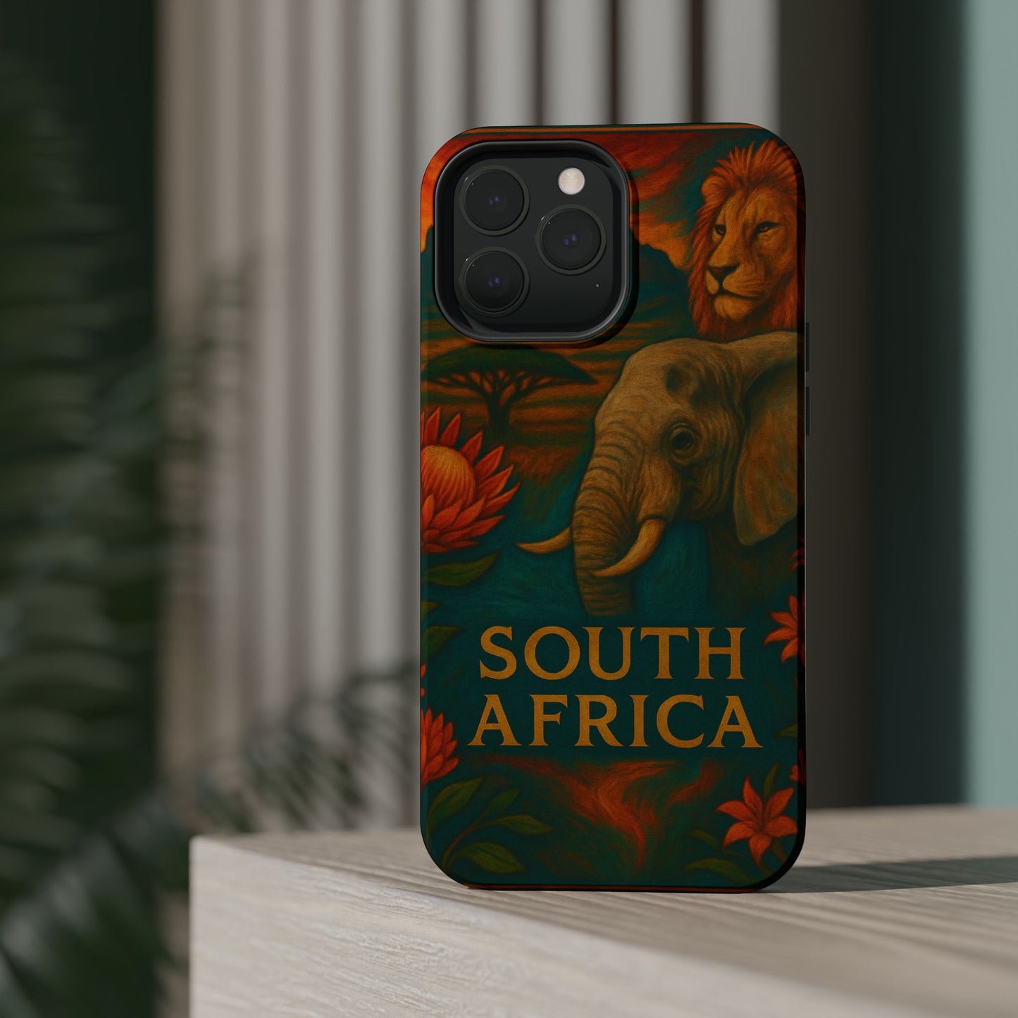 "Funda Magnética Reforzada Magnética Reforzada Sudáfrica 🌍 – Un mundo de aventuras y diversidad"