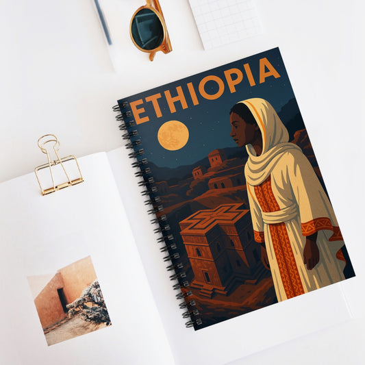 "libreta Etiopía – Tierra sagrada y alma ancestral"