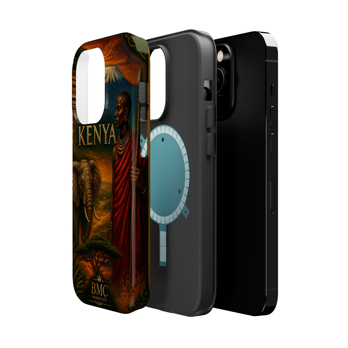 "Reinforced Magnetic Case Kenya: Wild Adventure and Land of Infinite Horizons 🦁🌄🏕️"