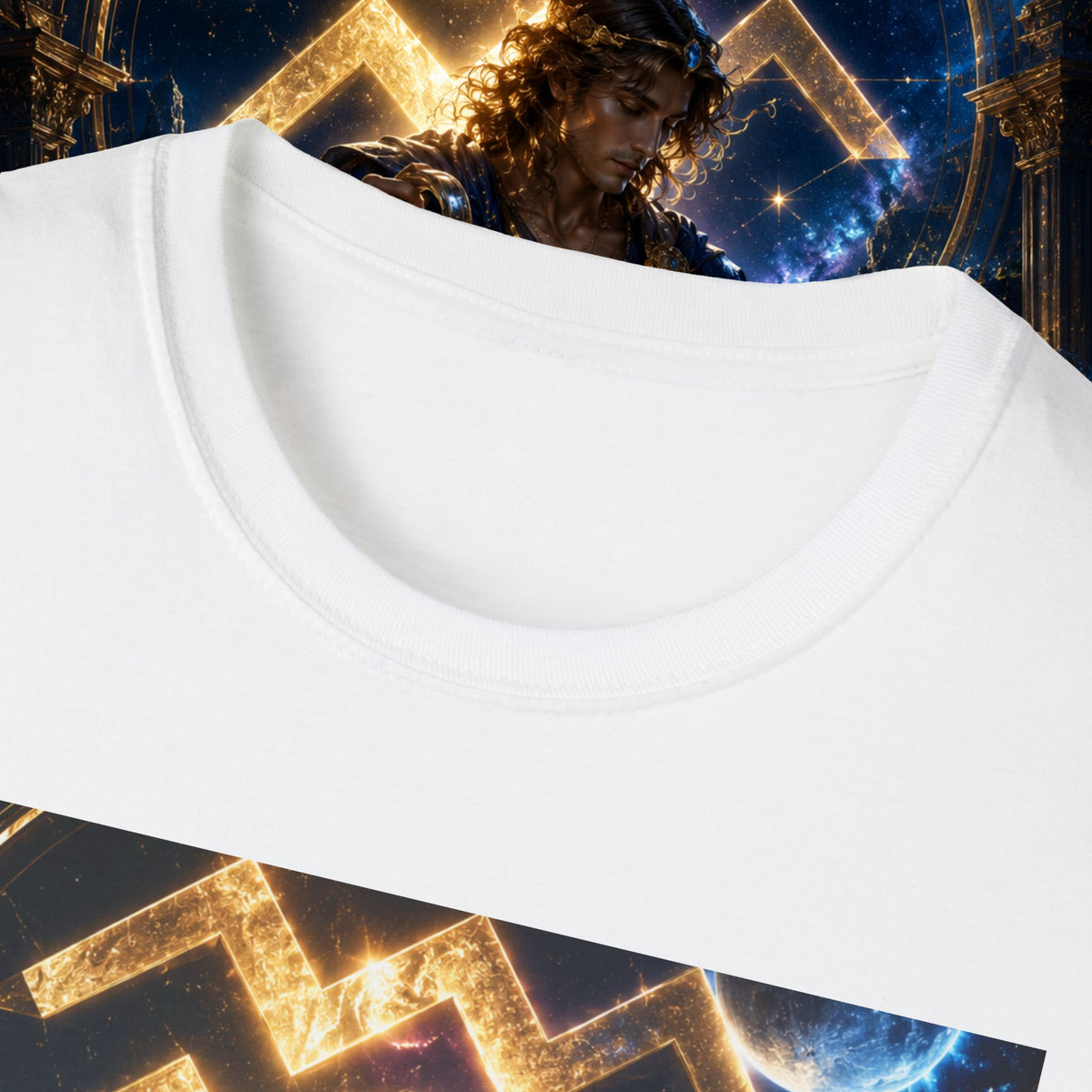 "Camiseta ♒ ACUARIO – El Visionario del Cielo y el Agua"