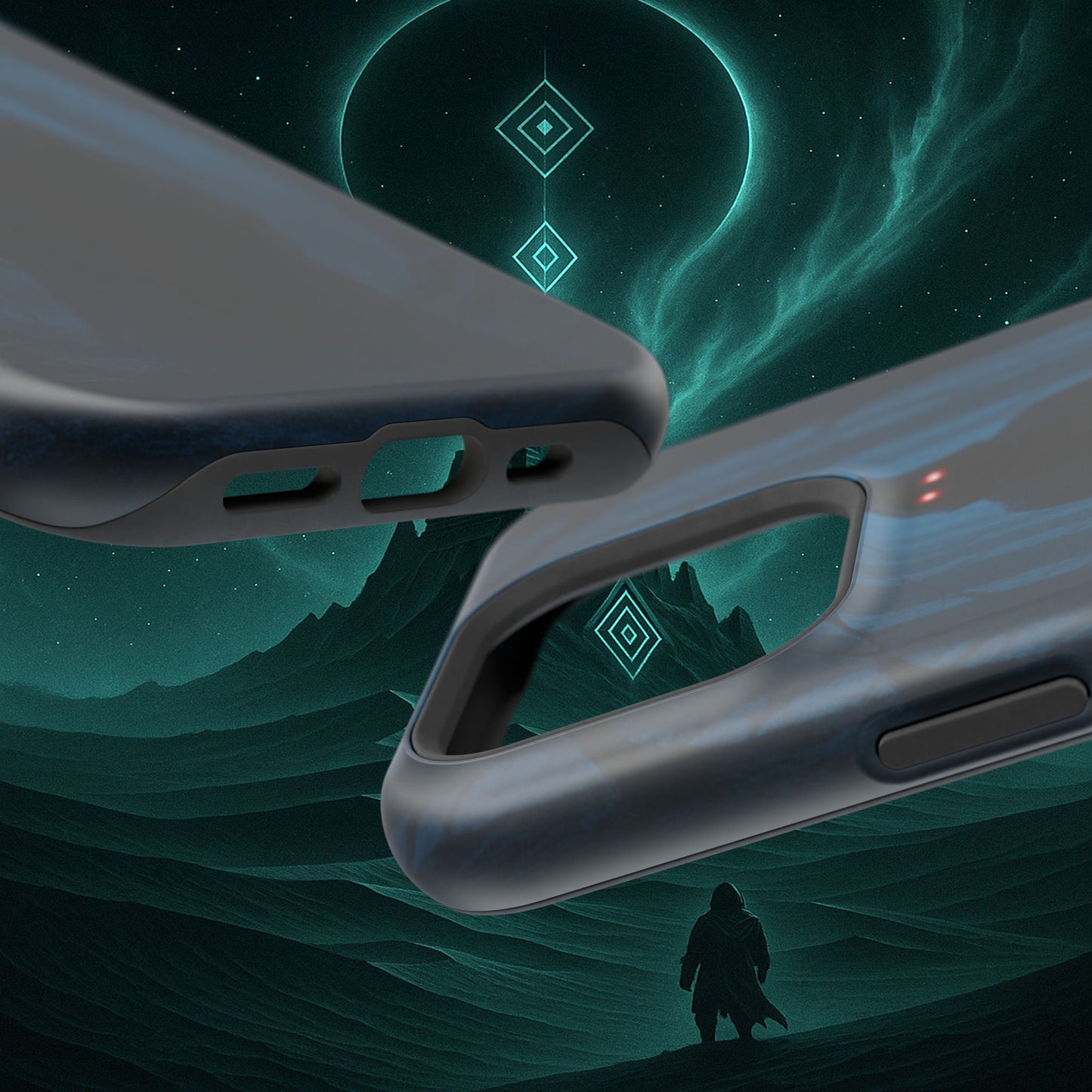 "Funda Magnética Reforzada🖤 El Vigía del Bosque Oscuro"