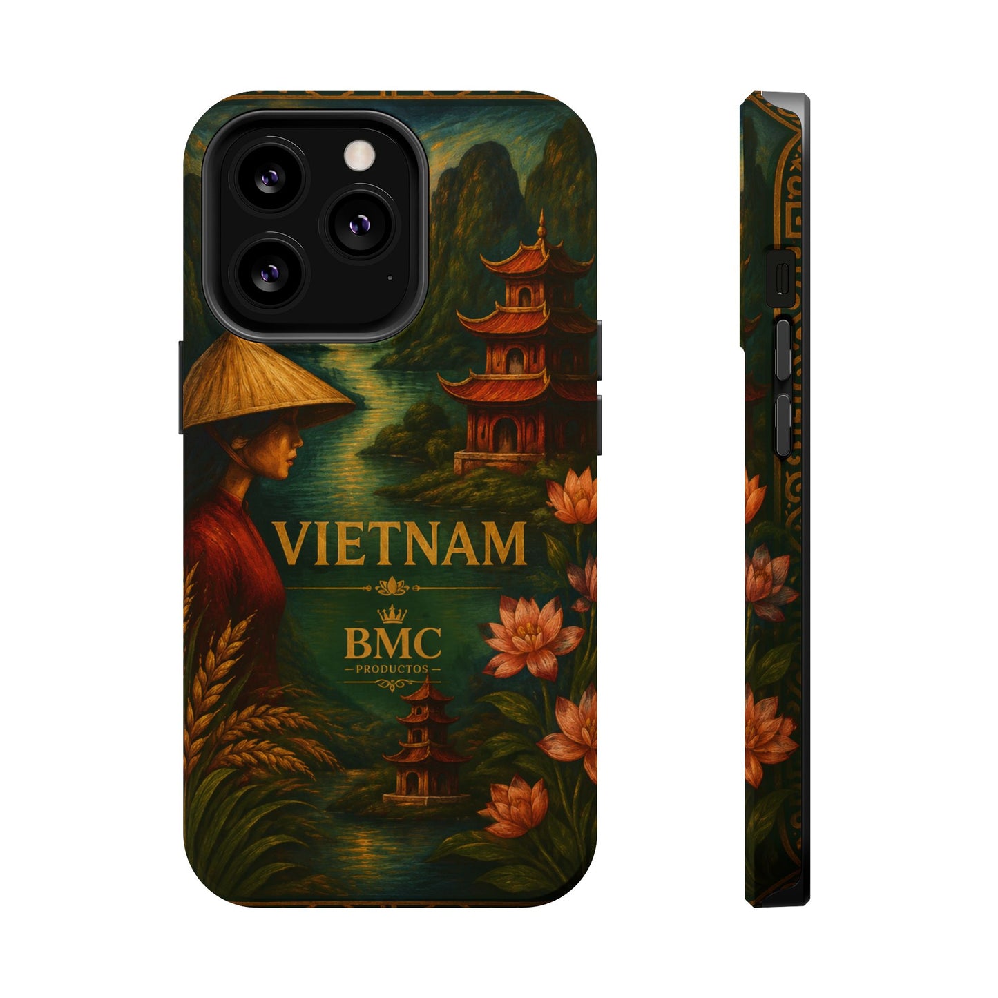 "Funda Magnética Reforzada Magnética Reforzada  Vietnam: Tradición, Naturaleza y Leyendas Ancestrales 🎋🏯🐉"