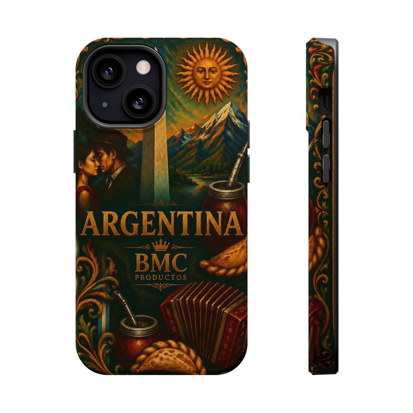 "Funda Magnética Reforzada Argentina: Pasión, Tradición y Tierra de Sueños🔥🏞️"
