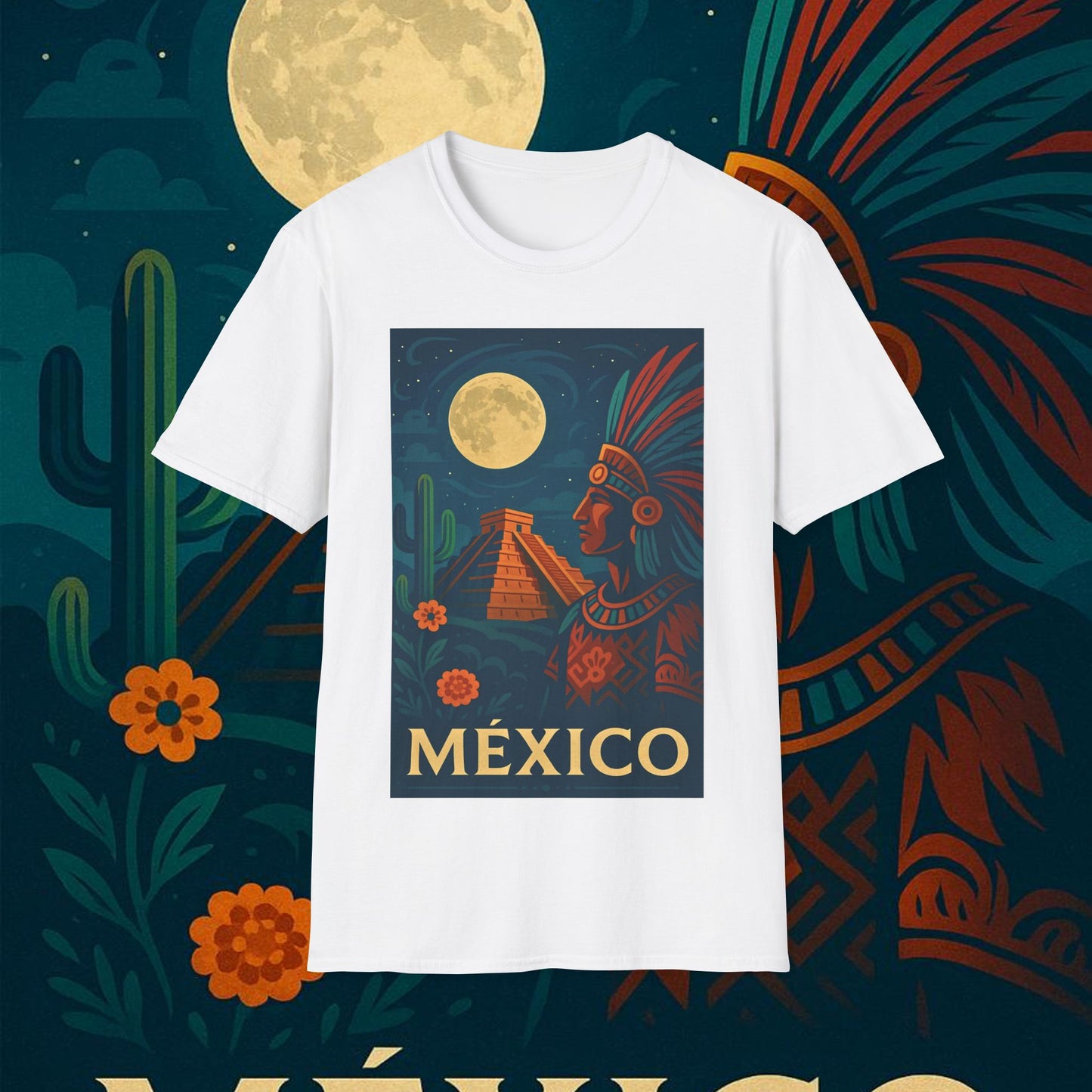"Camiseta México: Tierra de Colores, Cultura y Corazón 🌵🎉🪅"