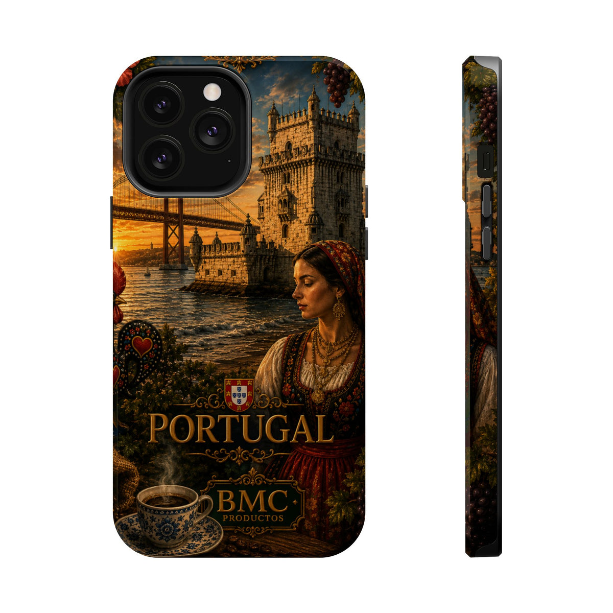 "Reinforced Magnetic Case Portugal: Atlantic Charm, Fados and Azulejos 🌊🎶🧿"