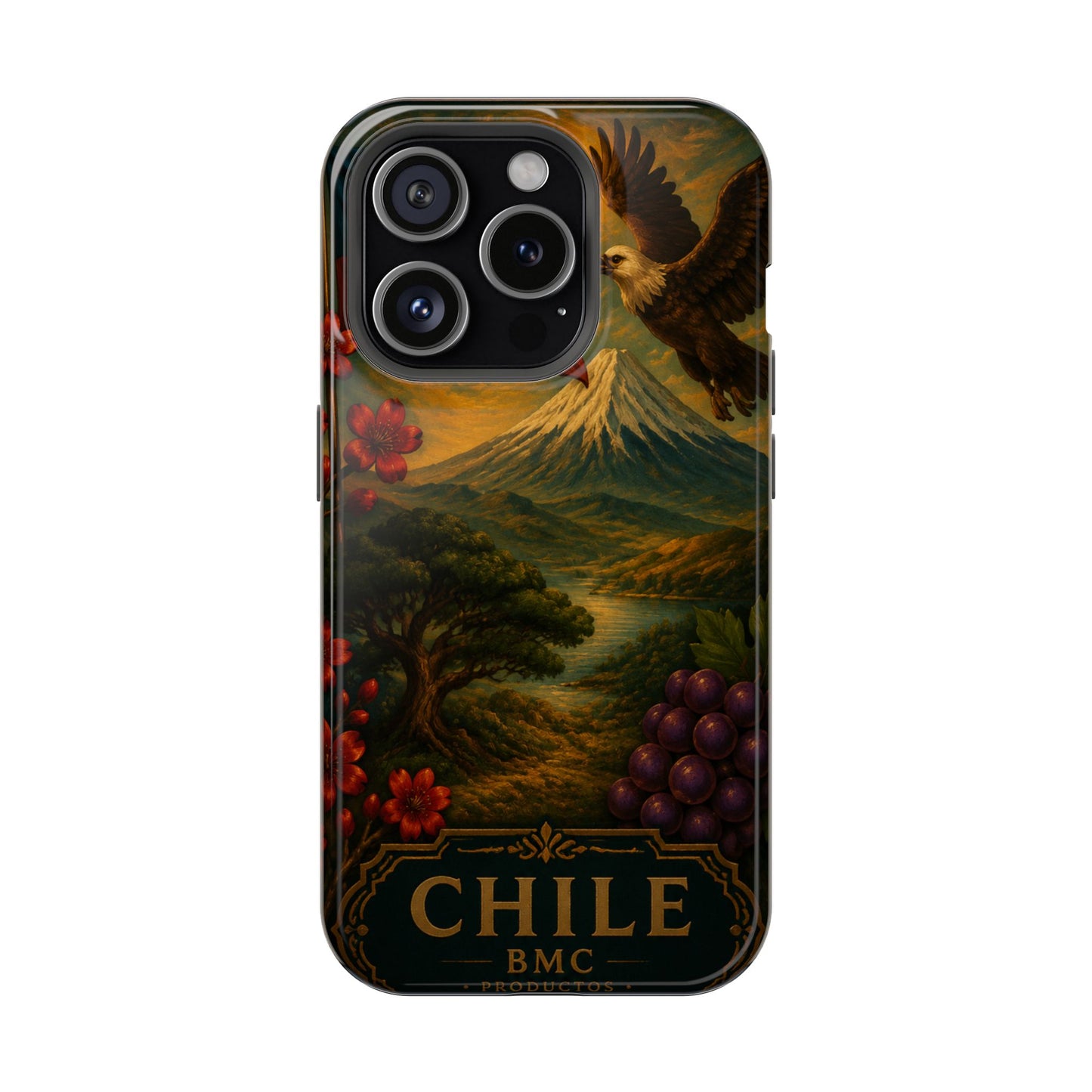 "Funda Magnética Reforzada Magnética Reforzada Chile: Naturaleza Indómita y Horizontes Eternos 🏔️🍇🏜️"