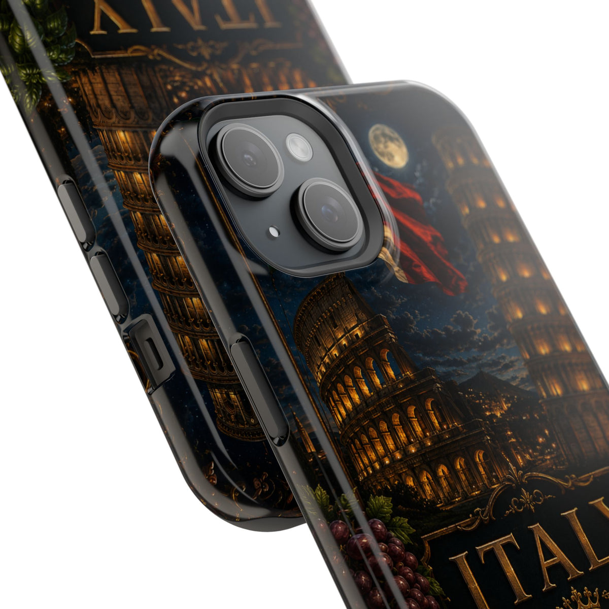 "Funda Magnética Reforzada Magnética Reforzada Italia: Arte, Pasión y Sabores Eternos 🎨🍝🏛️"